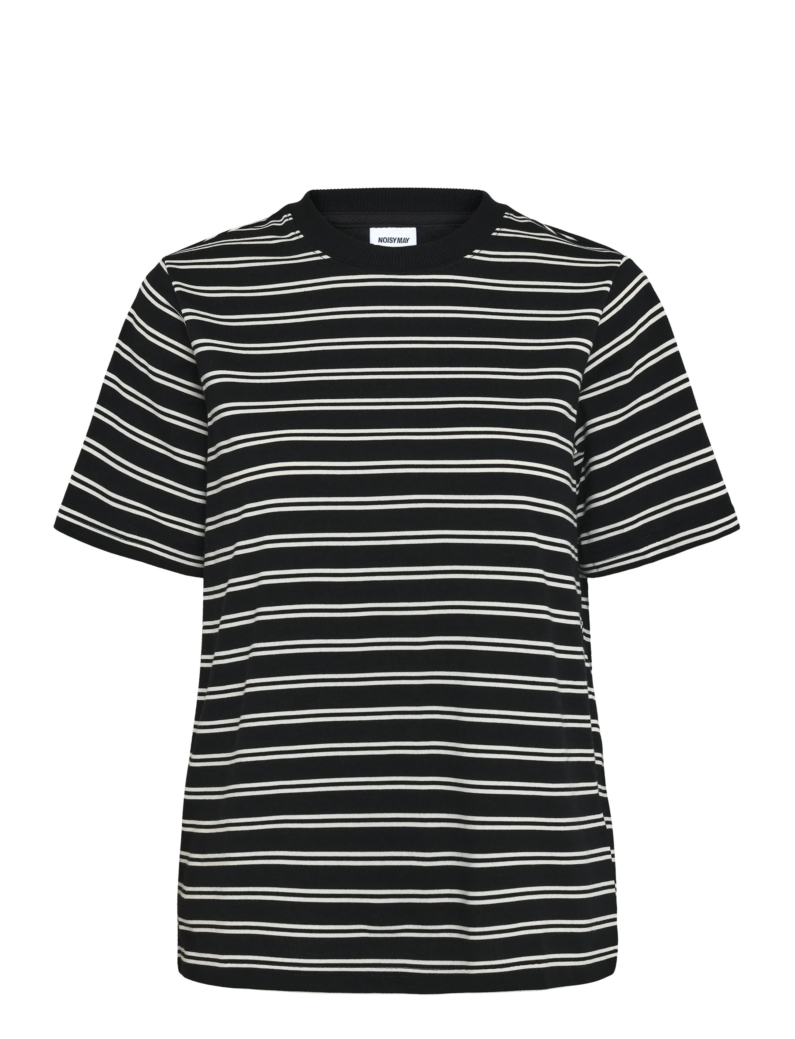 NOISY MAY NMEMBER S/S T-SHIRT JRS NOOS - Kleidung - BLACK / black