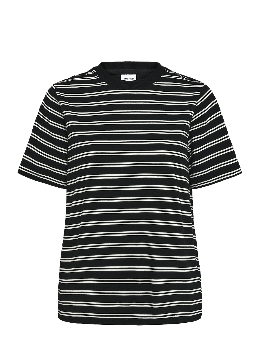 NOISY MAY - NMEMBER S/S T-SHIRT JRS NOOS - t-shirts - black - 1