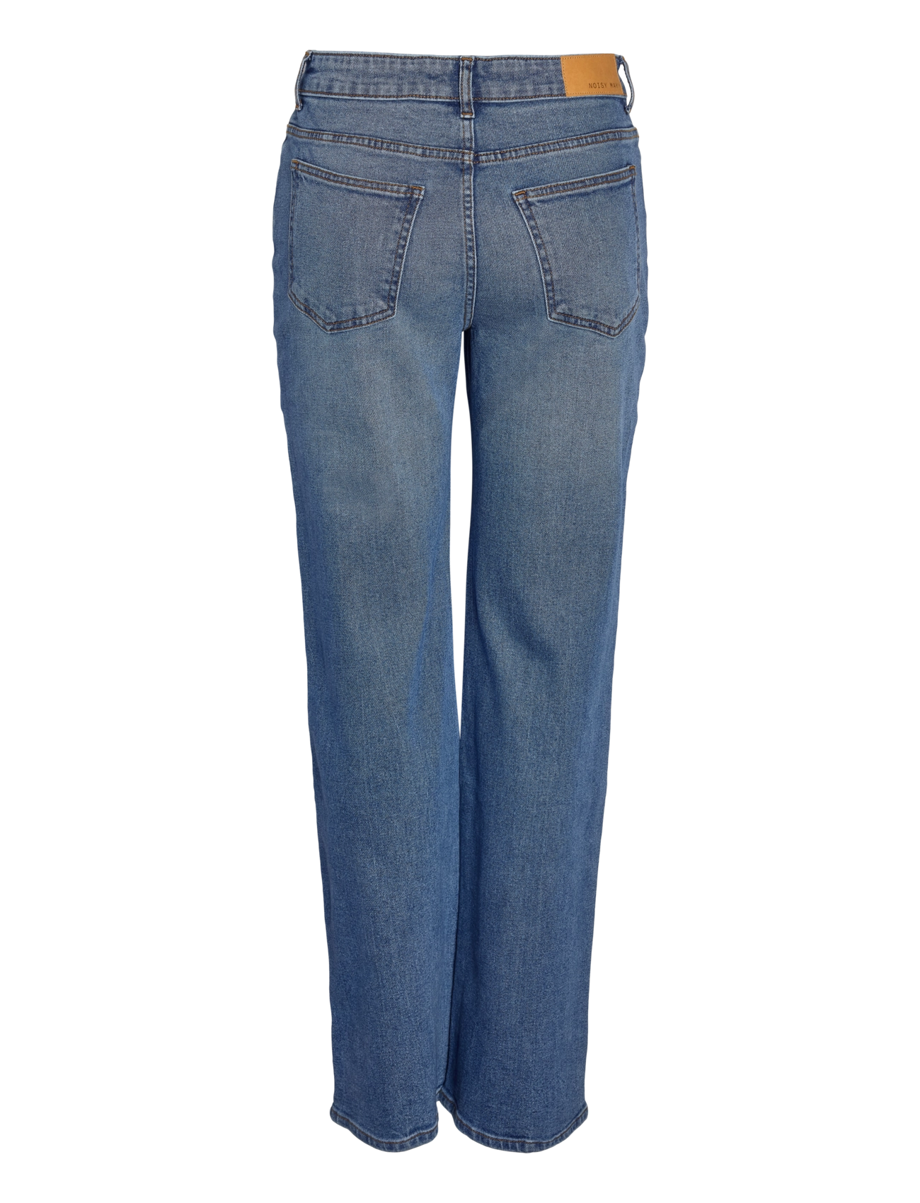 NOISY MAY - NMYOLANDA MW WIDE STR AZ476MB NOOS - straight jeans - medium blue denim - 2