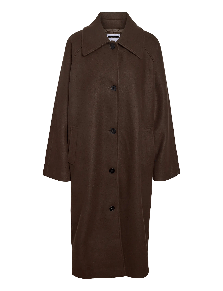 NOISY MAY - NMALICIA CARCOAT NOOS - mäntel - chocolate brown - 1