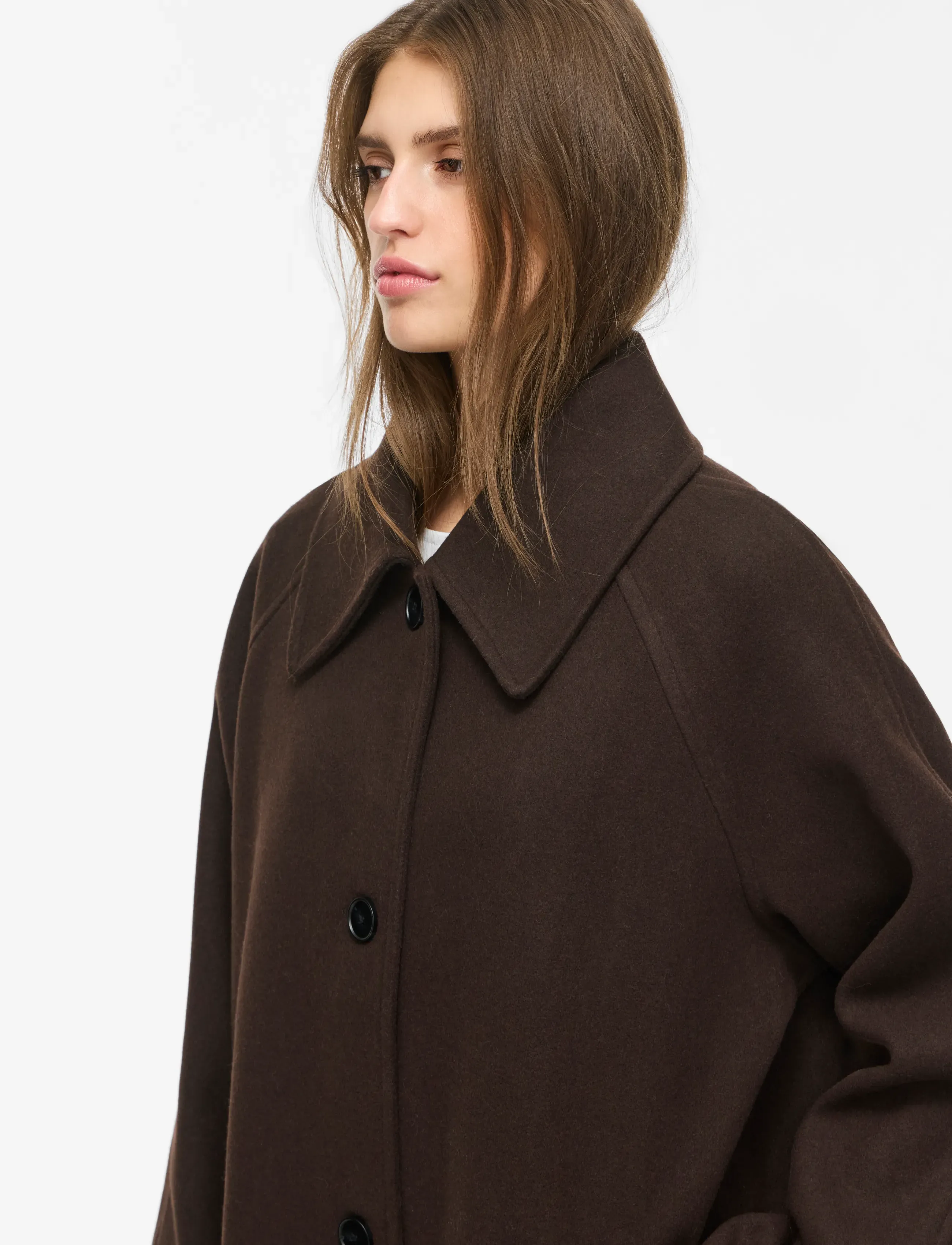 NOISY MAY - NMALICIA CARCOAT NOOS - chocolate brown - 5