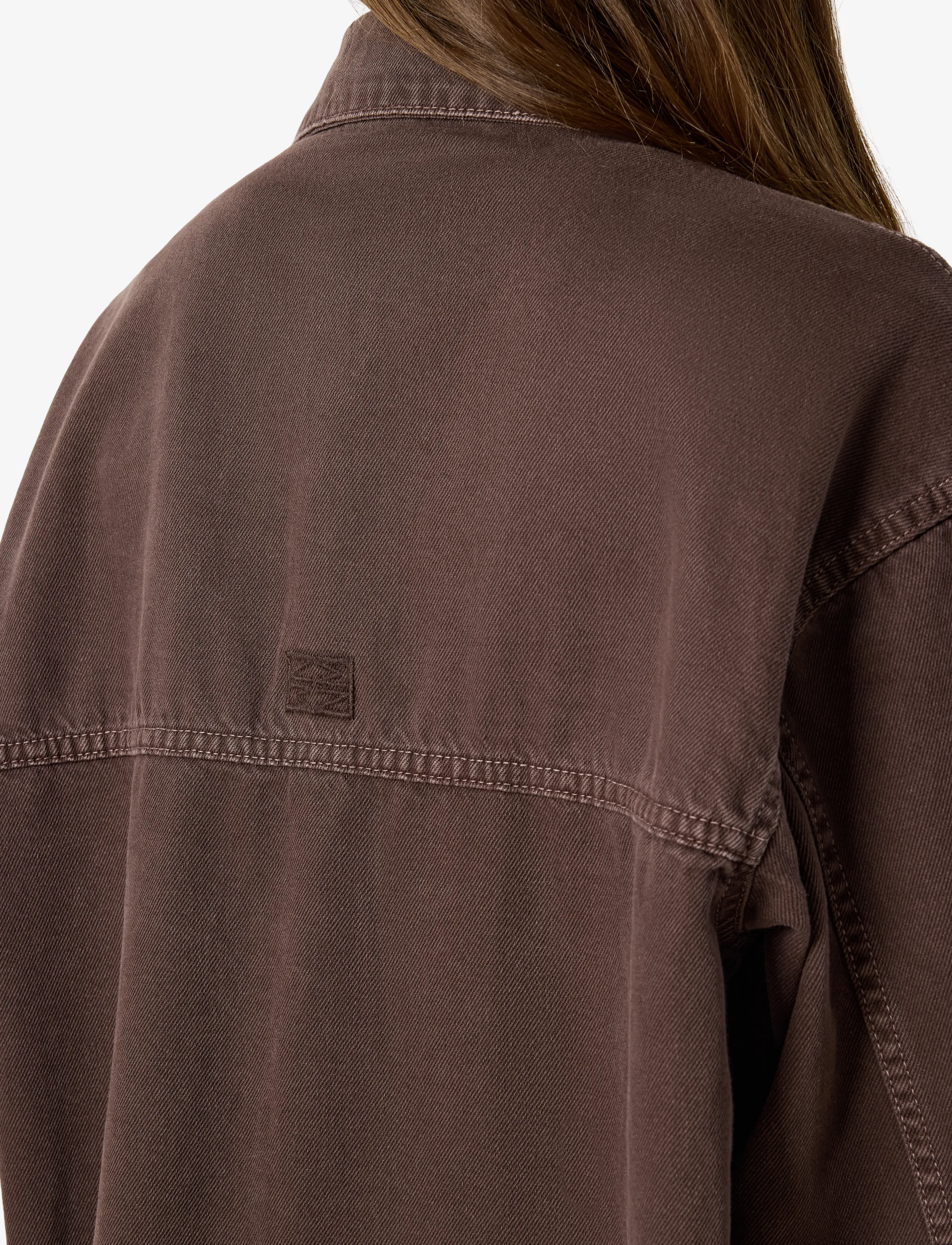NOISY MAY - NMALVA LS SHACKET COLORED NOOS - frühlingsjacken - chocolate brown - 5