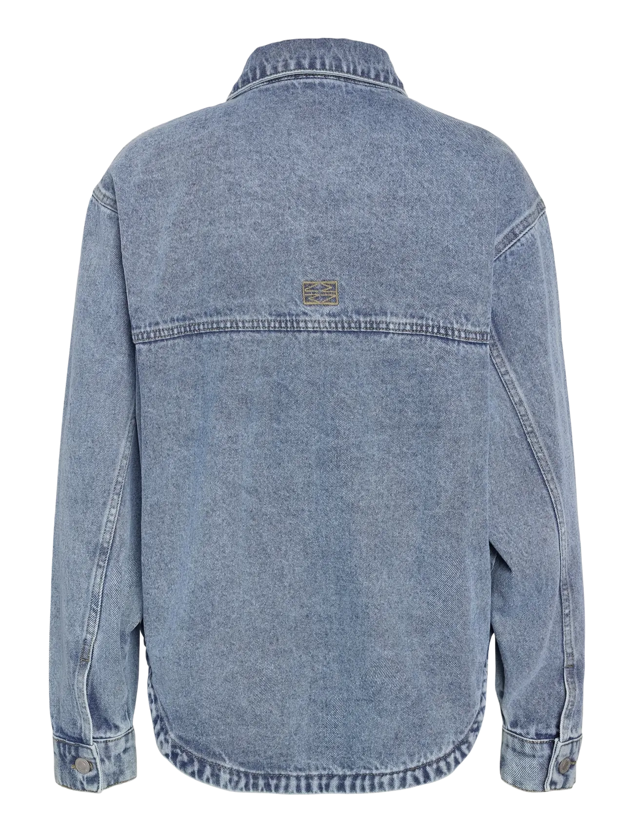 NOISY MAY - NMALVA LS SHORT SHACKET AZ473LB NOOS - light blue denim - 2
