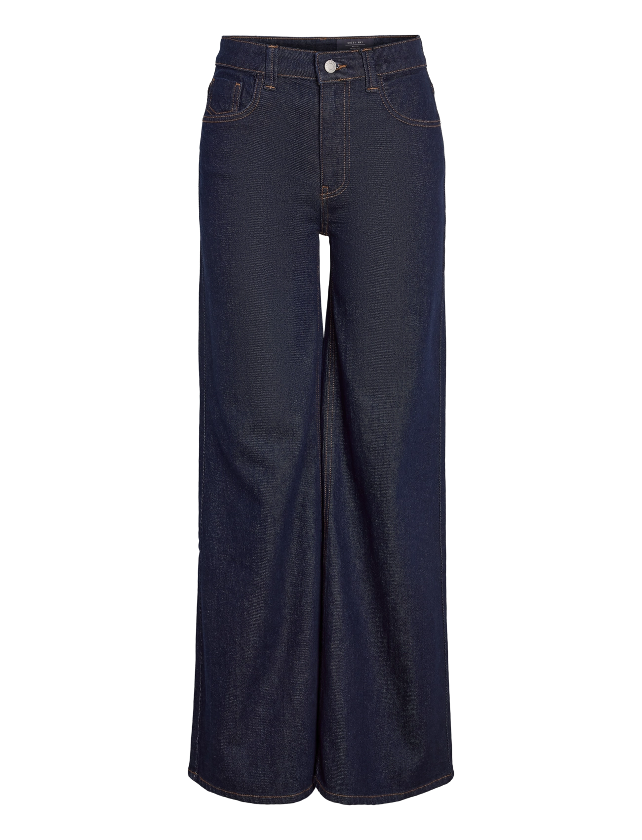NOISY MAY - NMNELLIE MW PALAZZO JEANS AZ477DB BOX - dark blue denim - 1