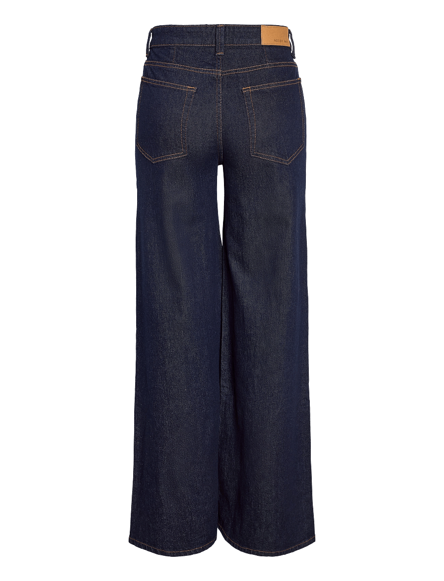 NOISY MAY - NMNELLIE MW PALAZZO JEANS AZ477DB BOX - dark blue denim - 2
