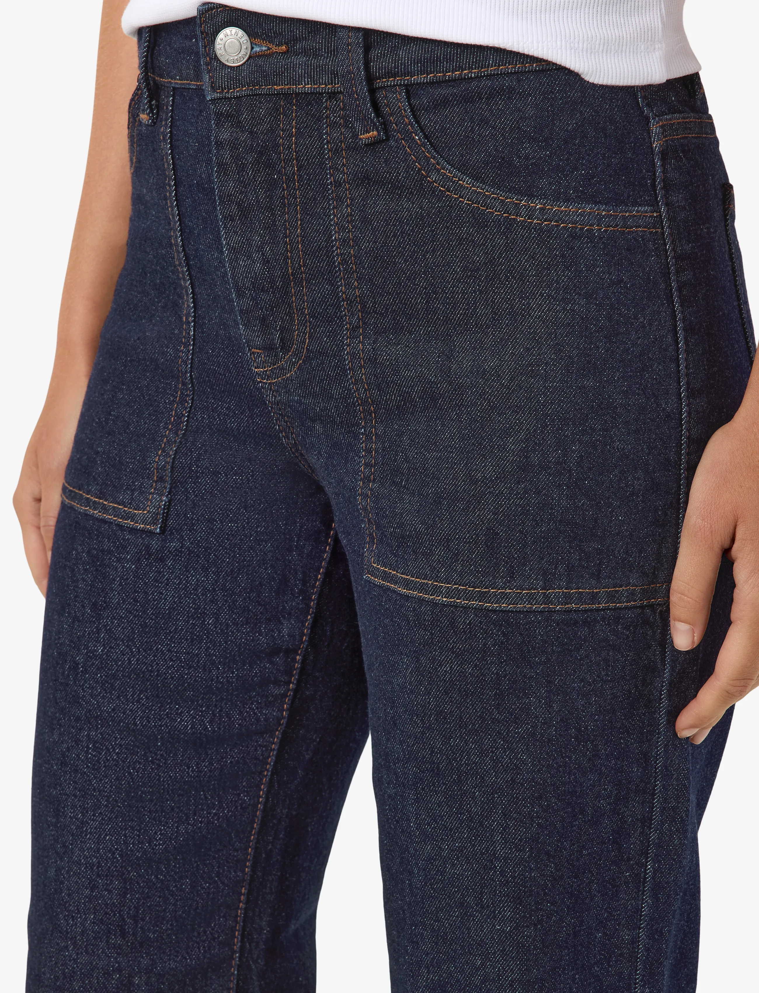 NOISY MAY - NMYOLANDA MW WIDE STR PCK AZ481DB NOOS - dark blue denim - 5