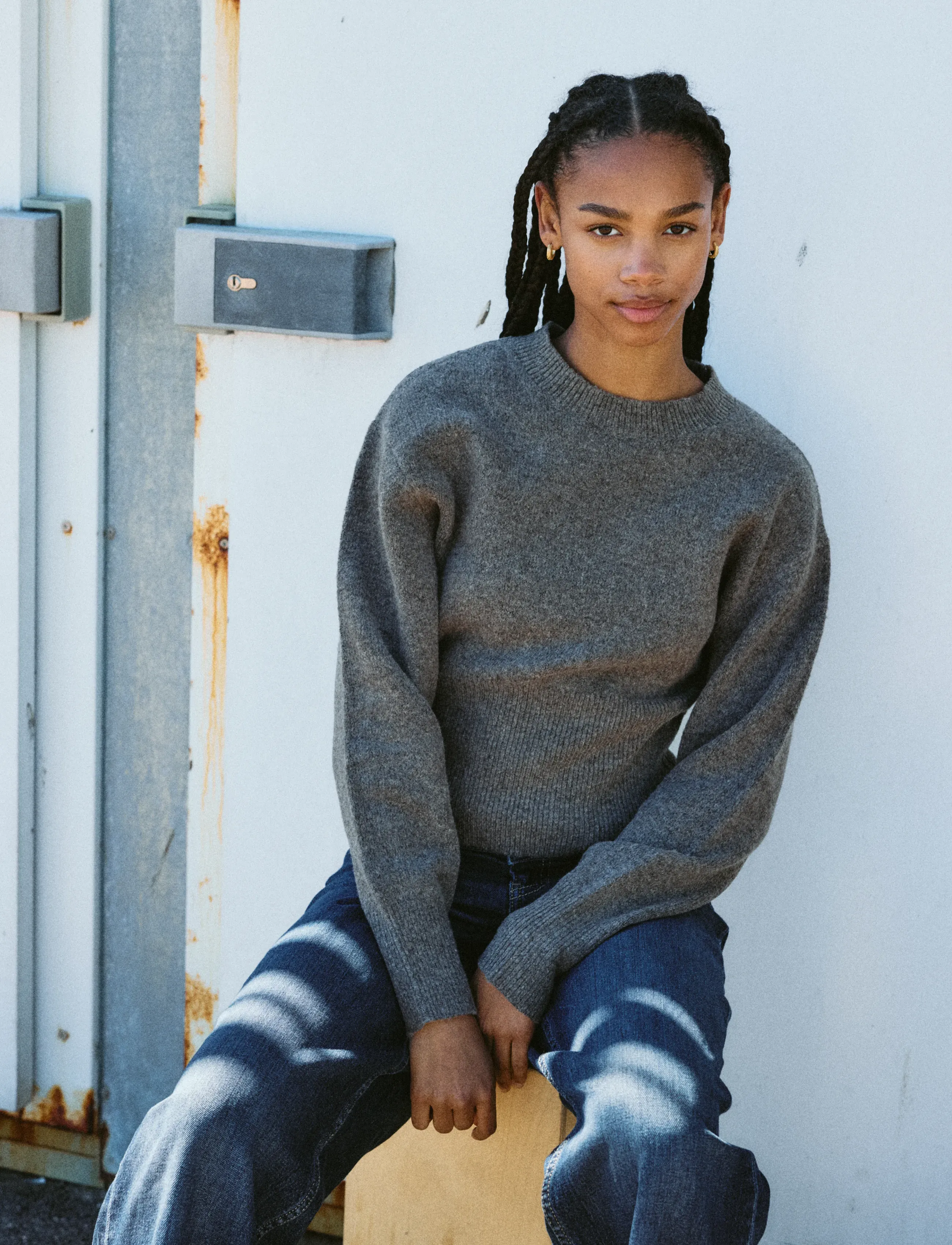 NOISY MAY Nmsloan L/S O-Neck Knit Noos stickade tröjor dam – bild 8