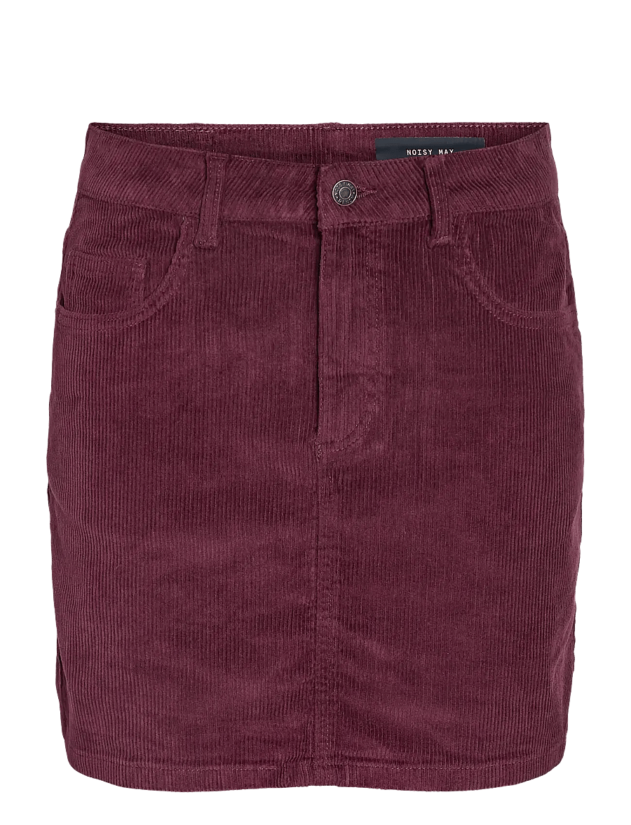 NOISY MAY - NMCORD YOLANDA MW SKIRT NOOS - short skirts - fig - 1