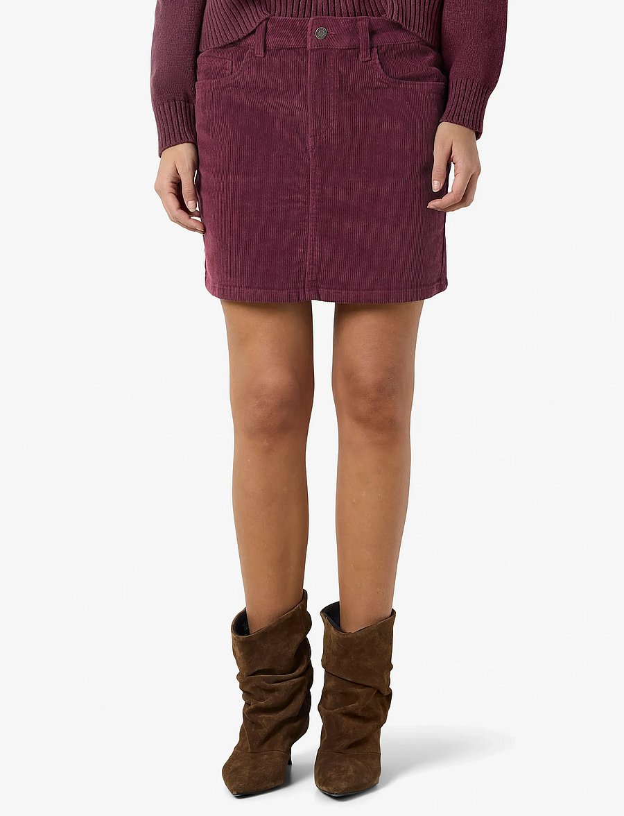 NOISY MAY - NMCORD YOLANDA MW SKIRT NOOS - short skirts - fig - 0