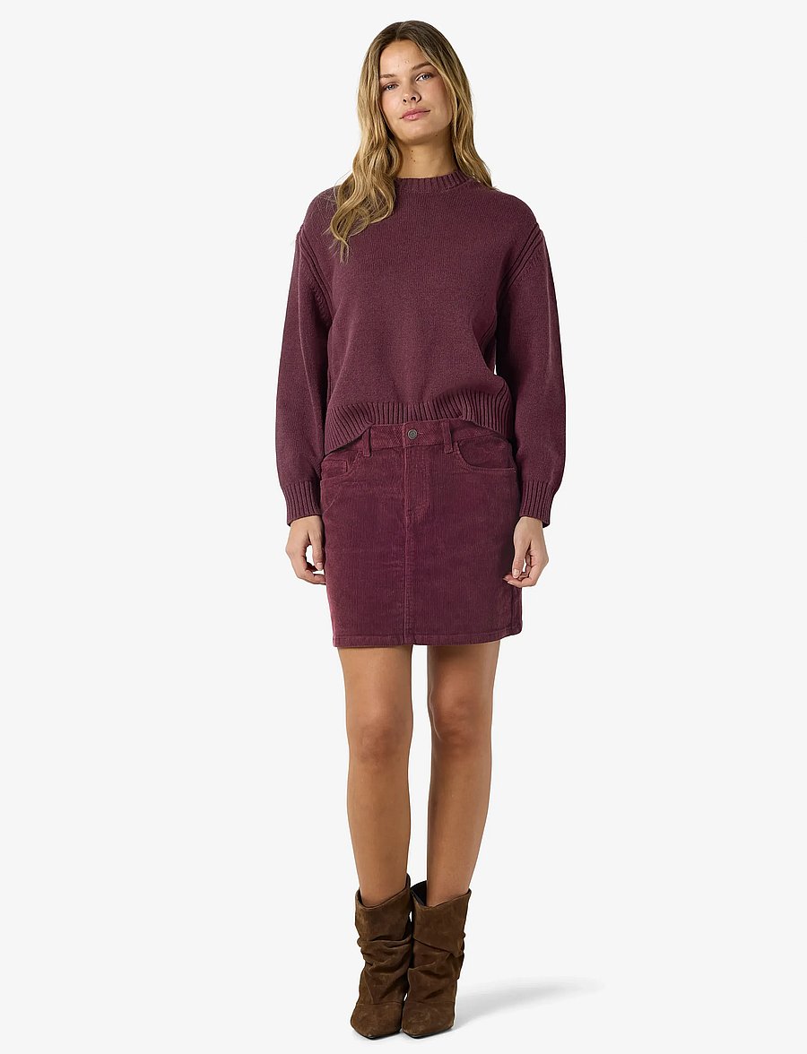 NOISY MAY - NMCORD YOLANDA MW SKIRT NOOS - short skirts - fig - 3