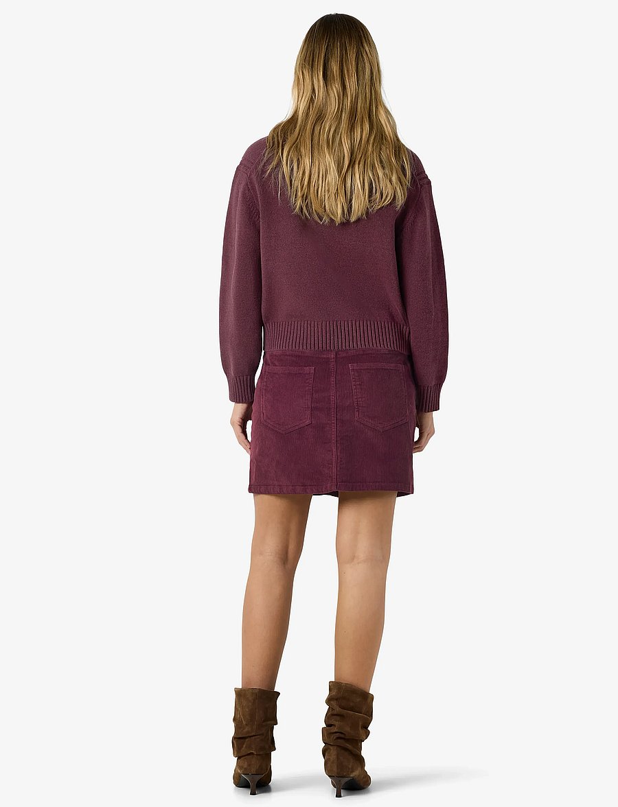 NOISY MAY - NMCORD YOLANDA MW SKIRT NOOS - short skirts - fig - 4