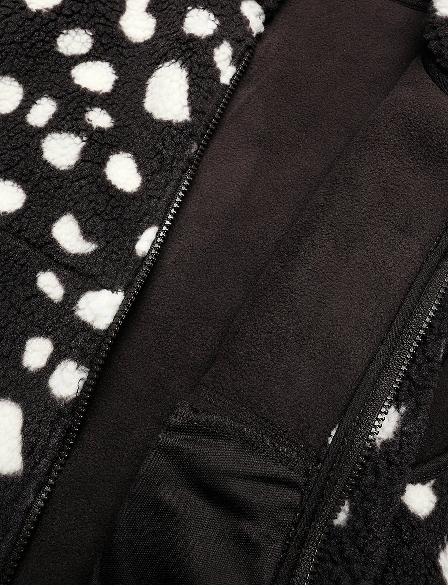NOISY MAY - NMMASEY AOP SHORT TEDDY VEST NOOS - fleece- og teddyveste - chocolate brown - 4