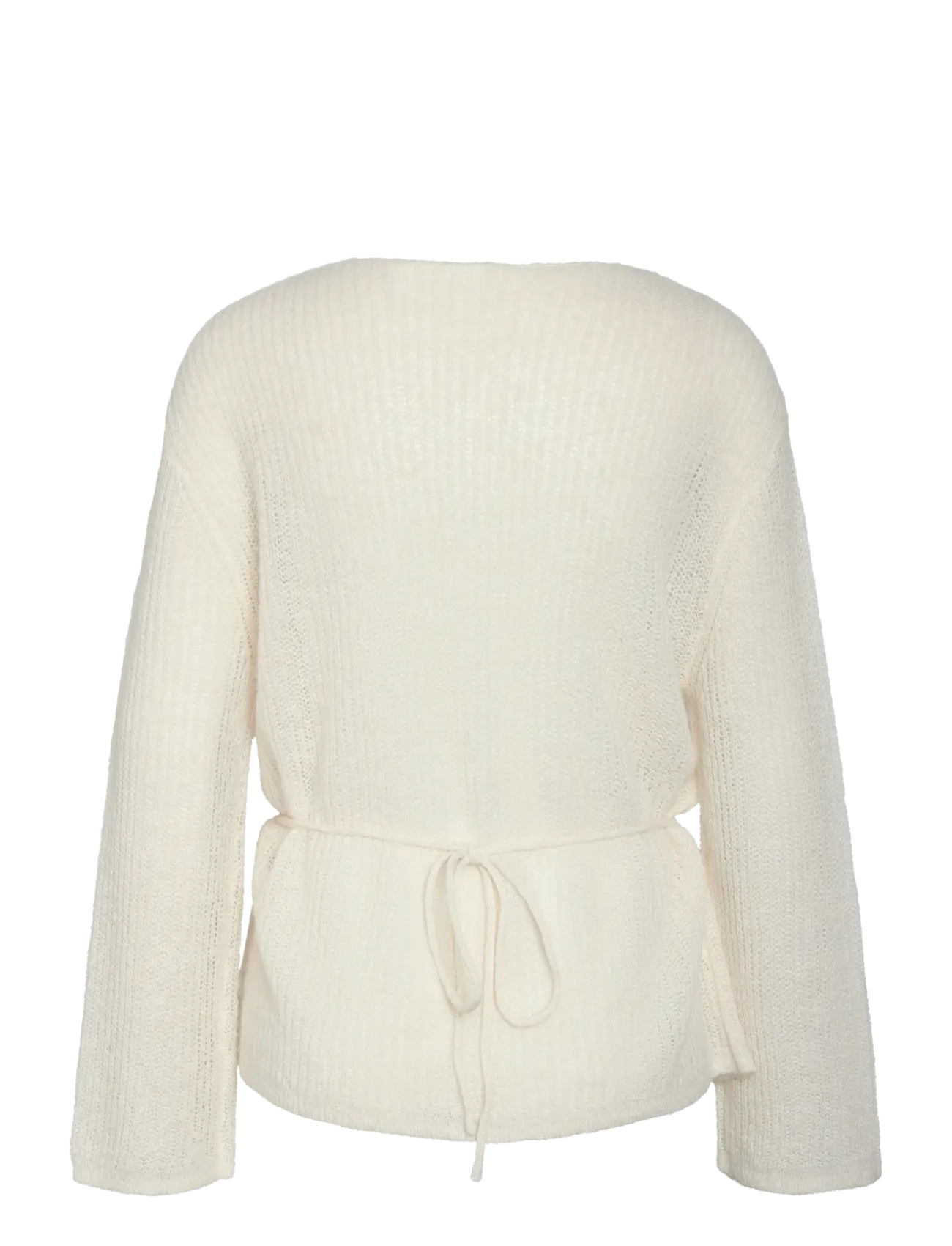 NOISY MAY - NMESME L/S O-NECK TIE KNIT FWD - pulls - birch - 2