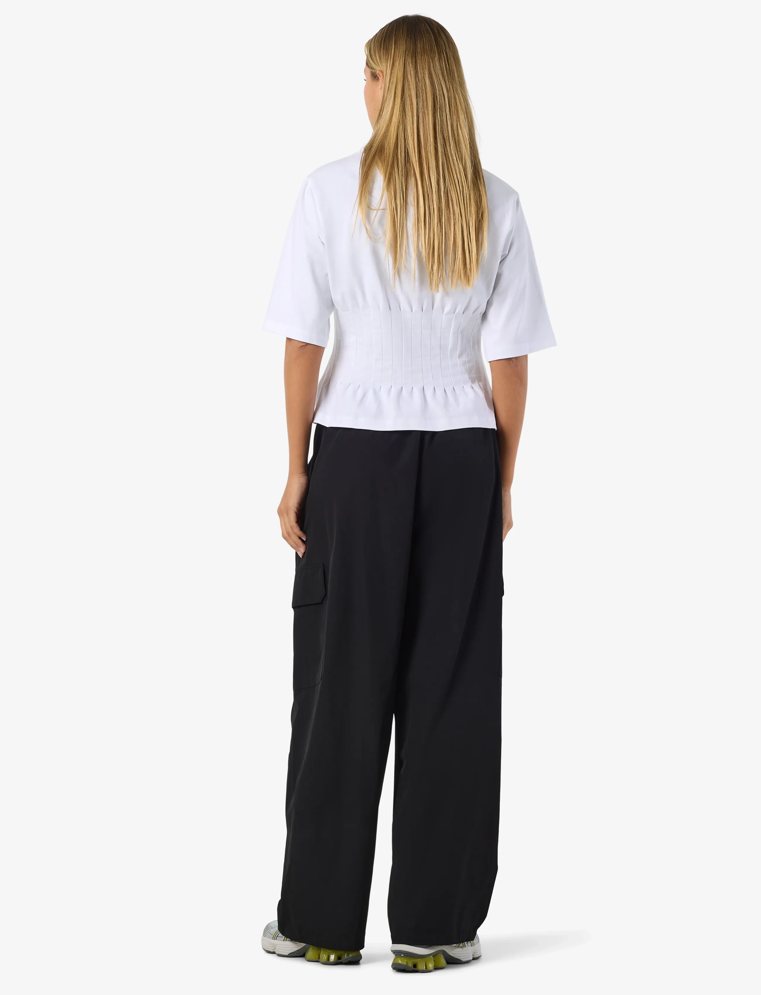 NOISY MAY Nmkirby Mw Barrel Pants cargobyxor dam – bild 3