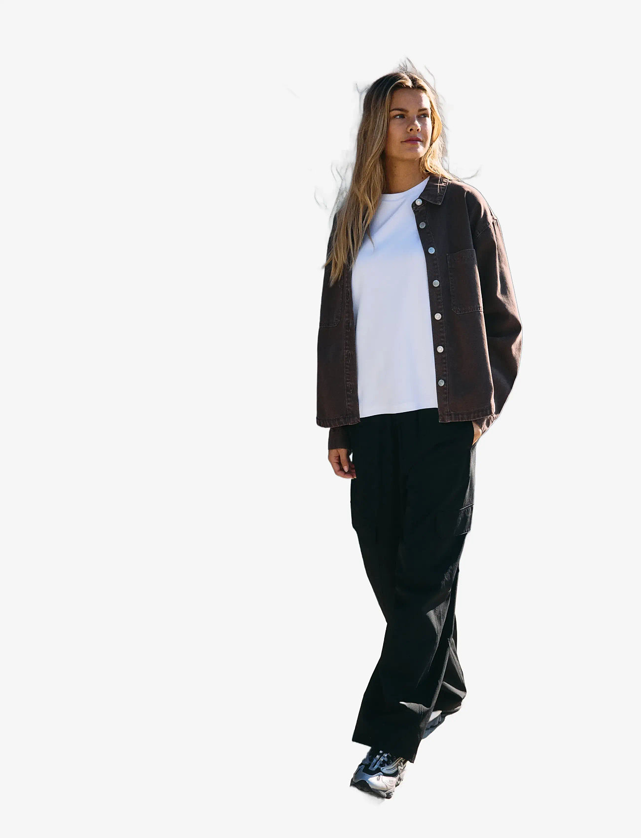 NOISY MAY - NMKIRBY MW BARREL PANTS - women - black - 2