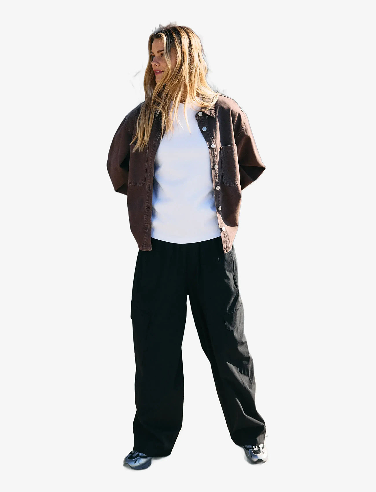 NOISY MAY - NMKIRBY MW BARREL PANTS - women - black - 3