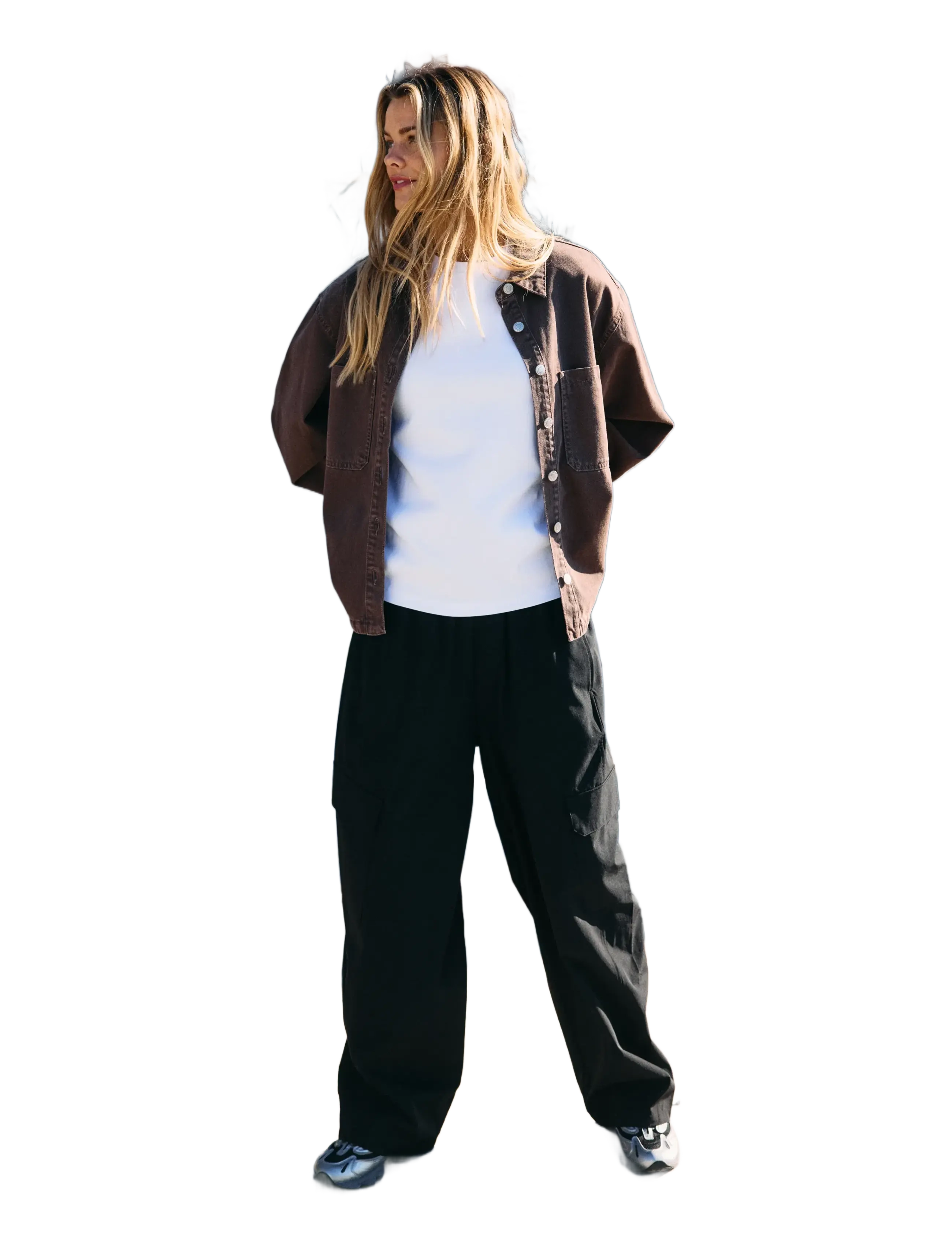NOISY MAY - NMKIRBY MW BARREL PANTS - women - black - 4