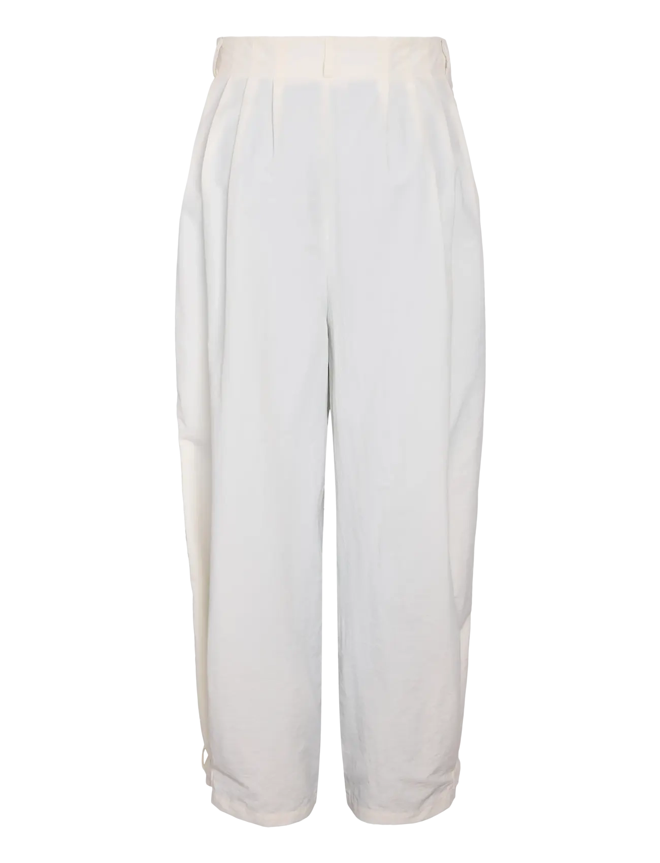 NOISY MAY - NMELIDE MW PLEAT BALOON PANT - barrel-hosen - cloud dancer - 2