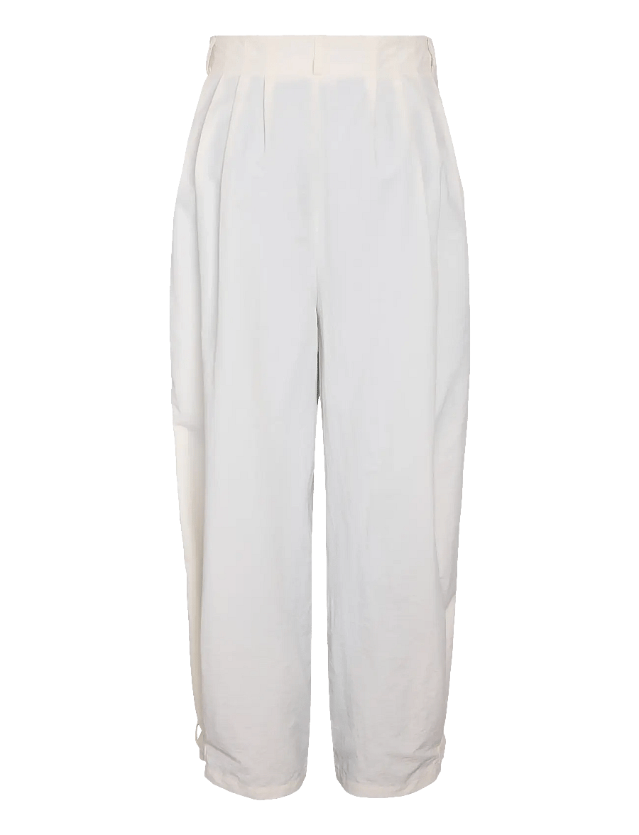 NOISY MAY - NMELIDE MW PLEAT BALOON PANT - barrelbyxor - cloud dancer - 2