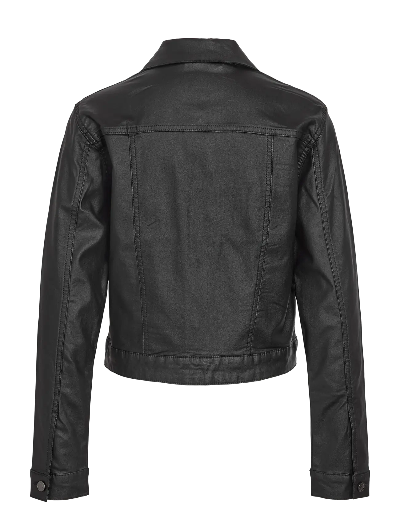 NOISY MAY - NMCOATED DEBRA LS JACKET NOOS - frühlingsjacken - black - 2