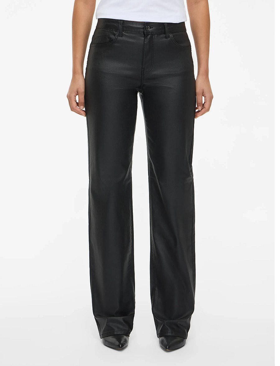 NOISY MAY - NMCOATED YOLANDA JEANS NOOS - raka jeans - black - 0