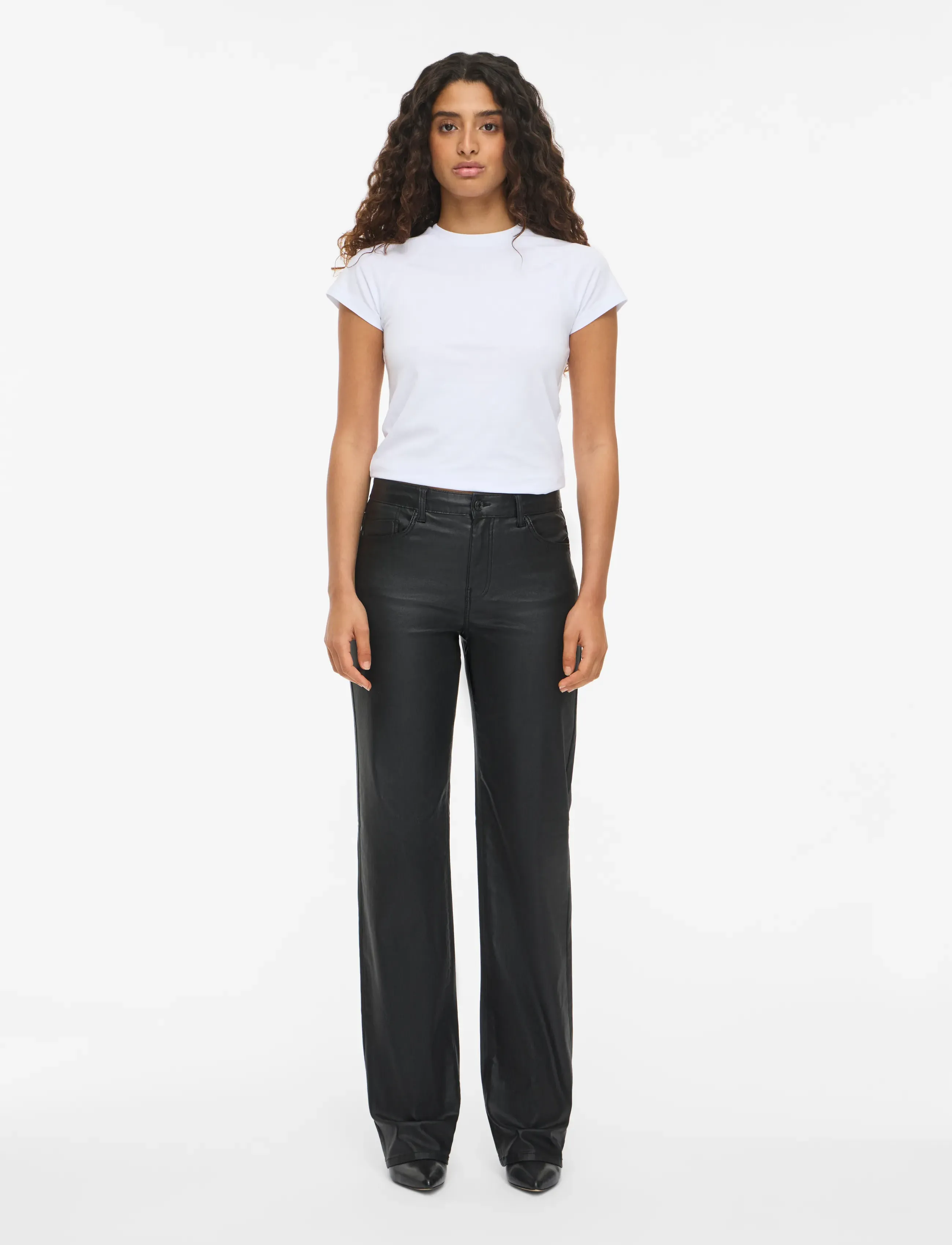 NOISY MAY - NMCOATED YOLANDA JEANS NOOS - raka jeans - black - 4