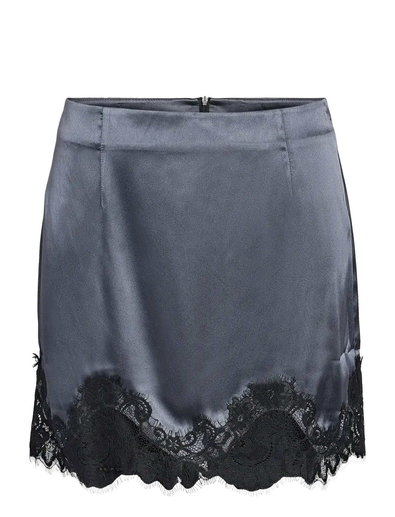NOISY MAY Nmceleste Mw Satin Rock Grau - M - Damen