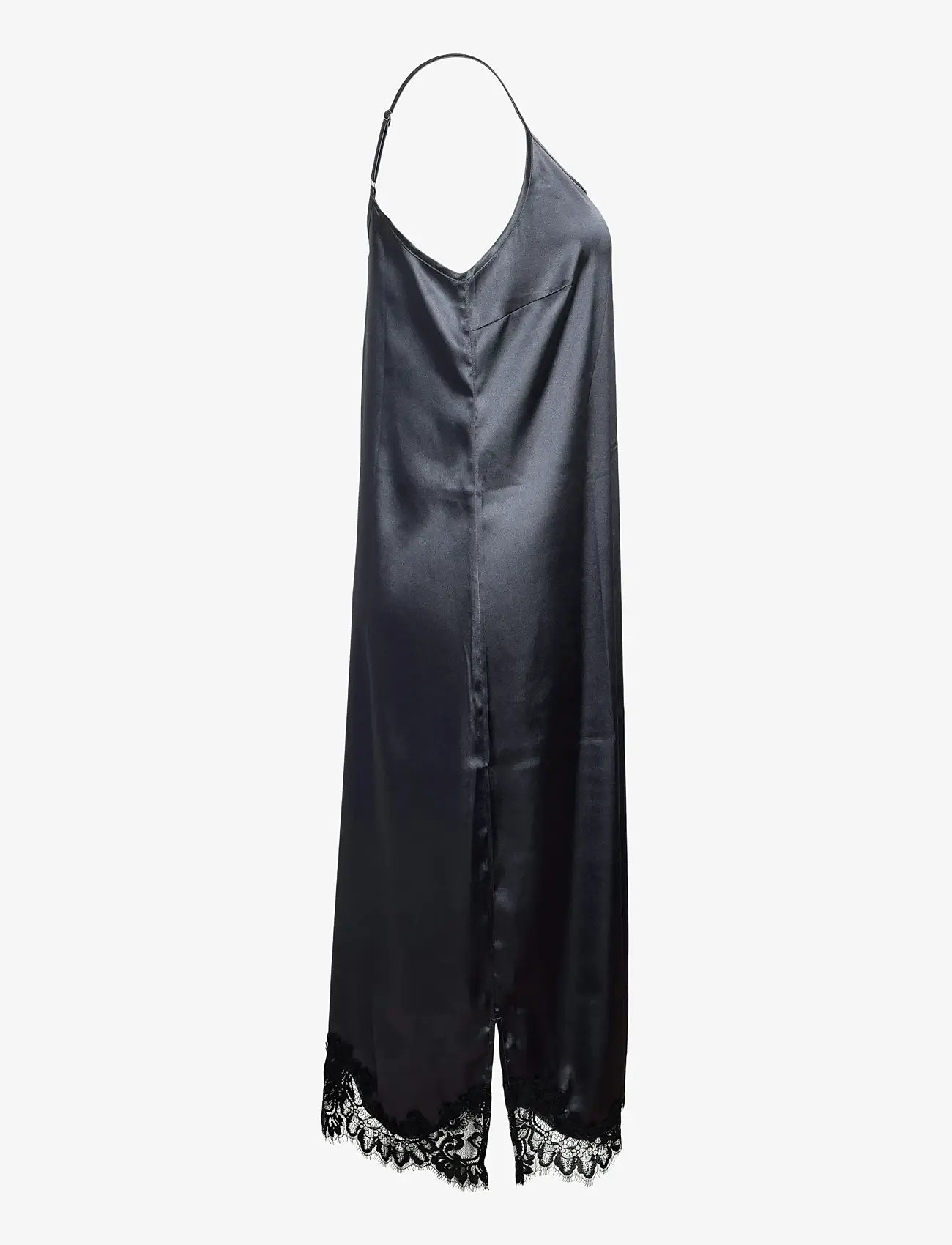 NOISY MAY - NMCELESTE S/L SATIN LACE DRESS - Õlapaeltega kleidid - ombre blue - 3