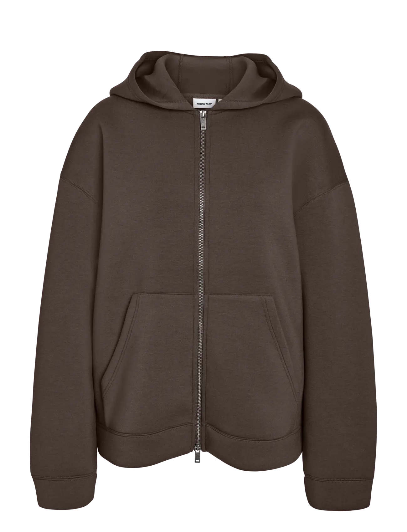 NOISY MAY NMWEEK L/S SCUBA HOODIE JRS - Sweatshirts - CHOCOLATE BROWN / brown