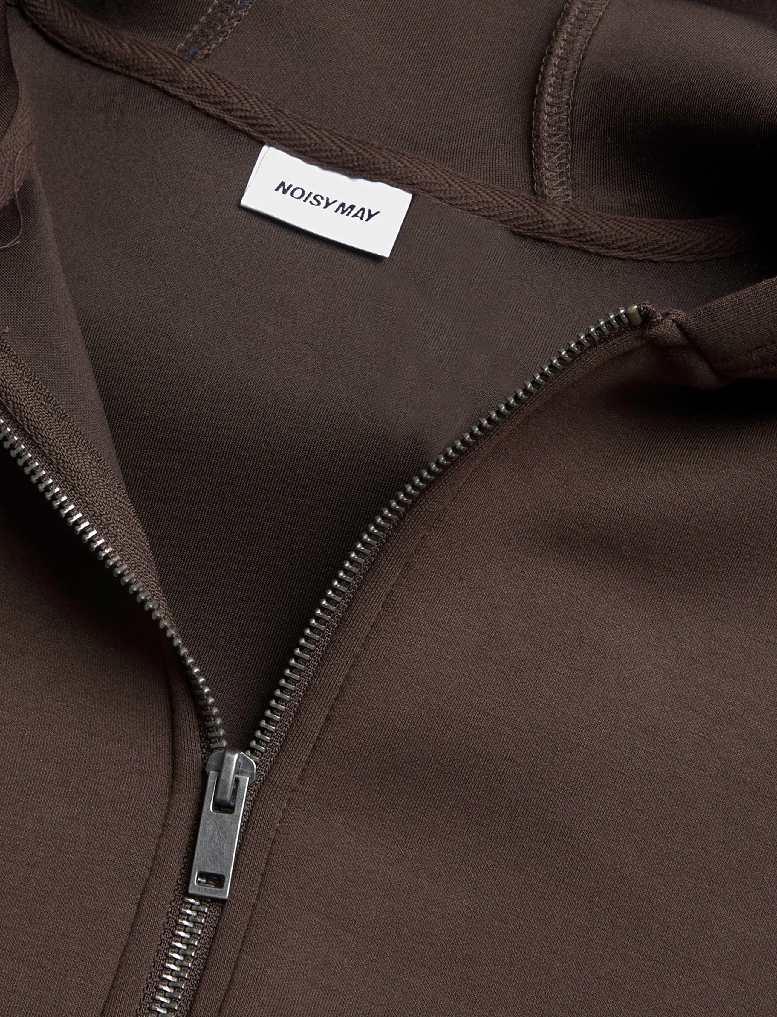 NOISY MAY - NMWEEK L/S SCUBA HOODIE JRS - höstfynd - chocolate brown - 2