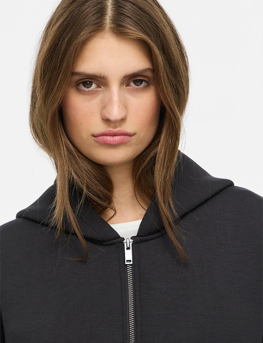 NOISY MAY - NMWEEK L/S SCUBA HOODIE JRS - hættetrøjer - obsidian - 5