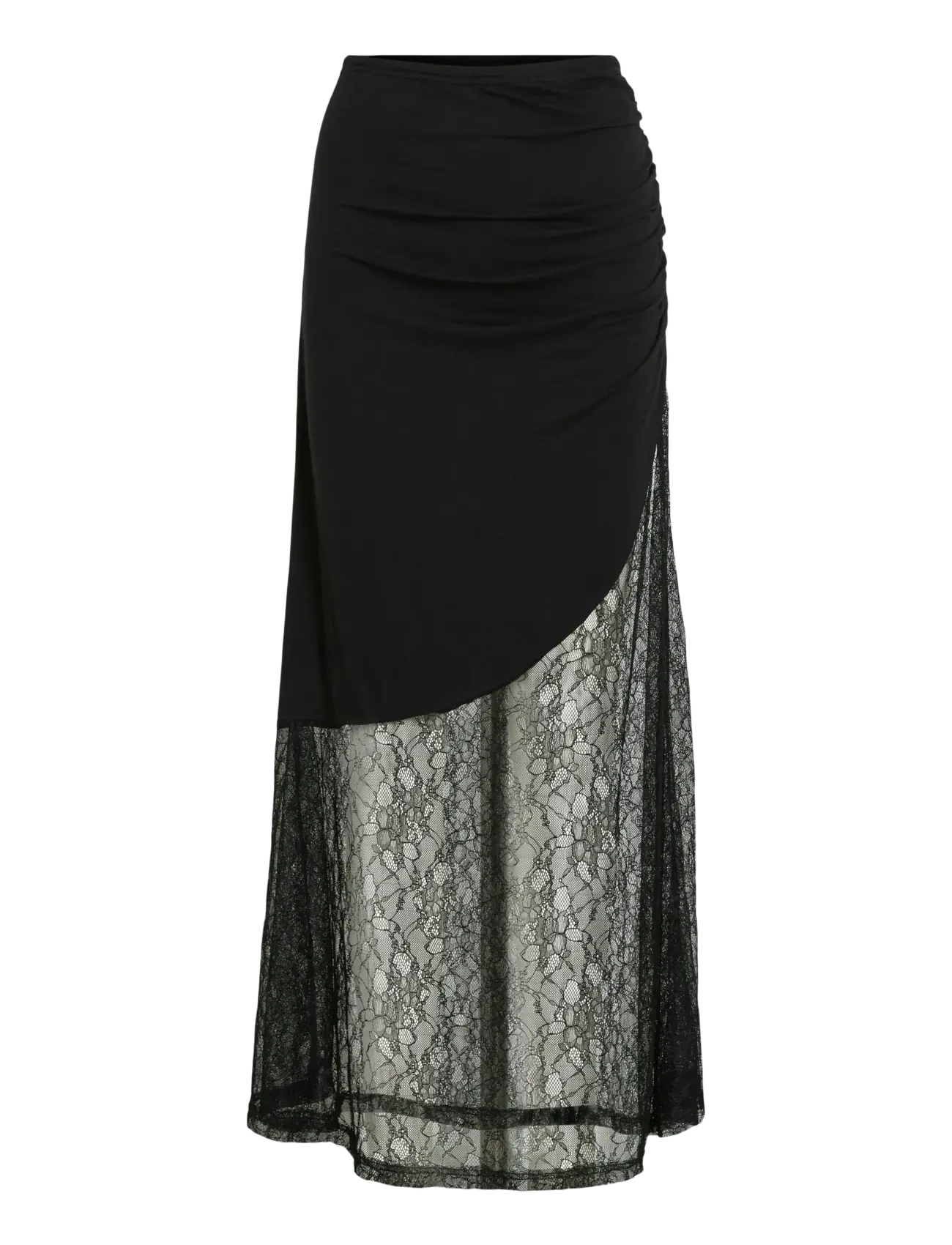 NMNORA MW ANKLE LACE SKIRT - BLACK