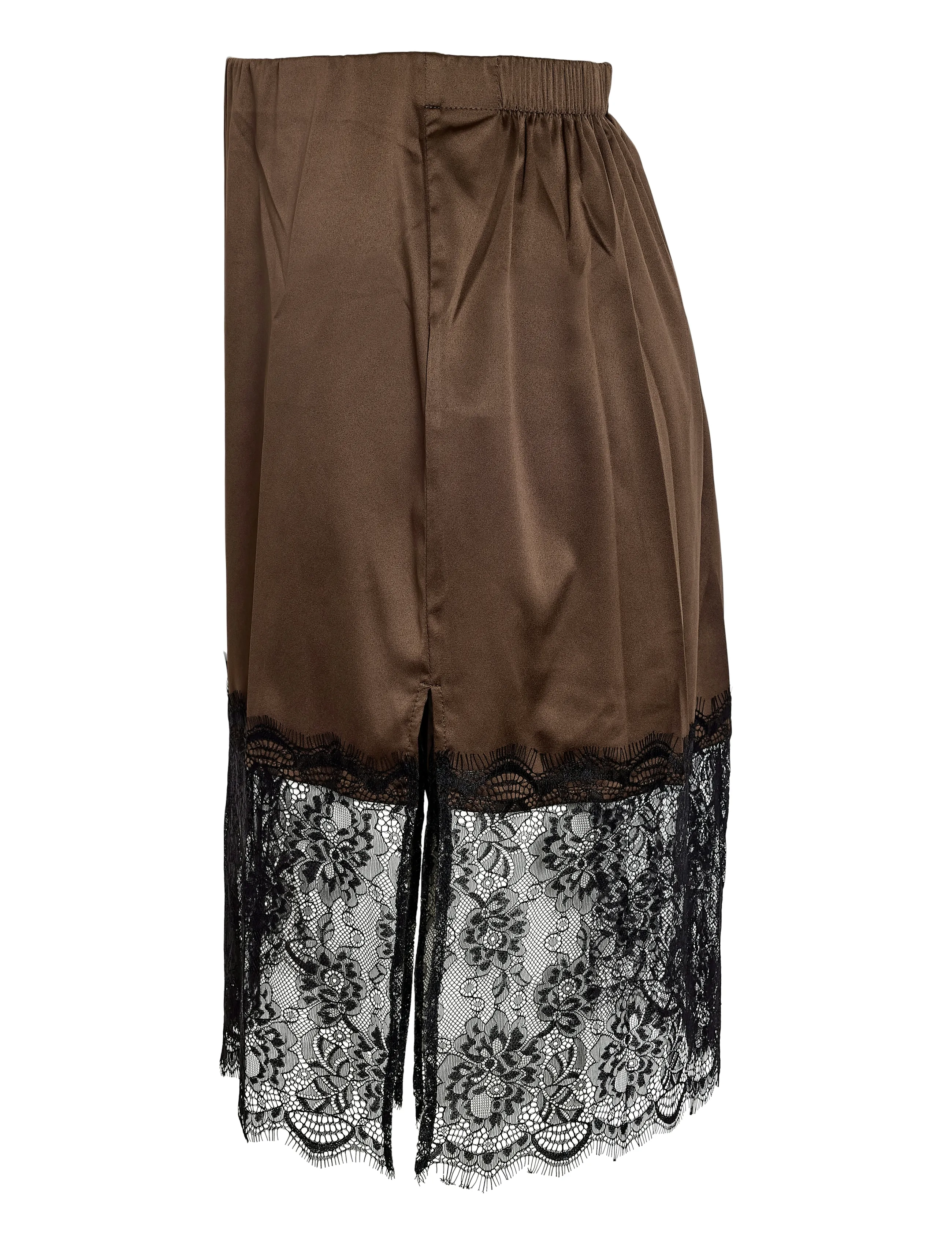 NOISY MAY Nminferno Mw Short Satin Lace Skirt minikjolar dam – bild 6