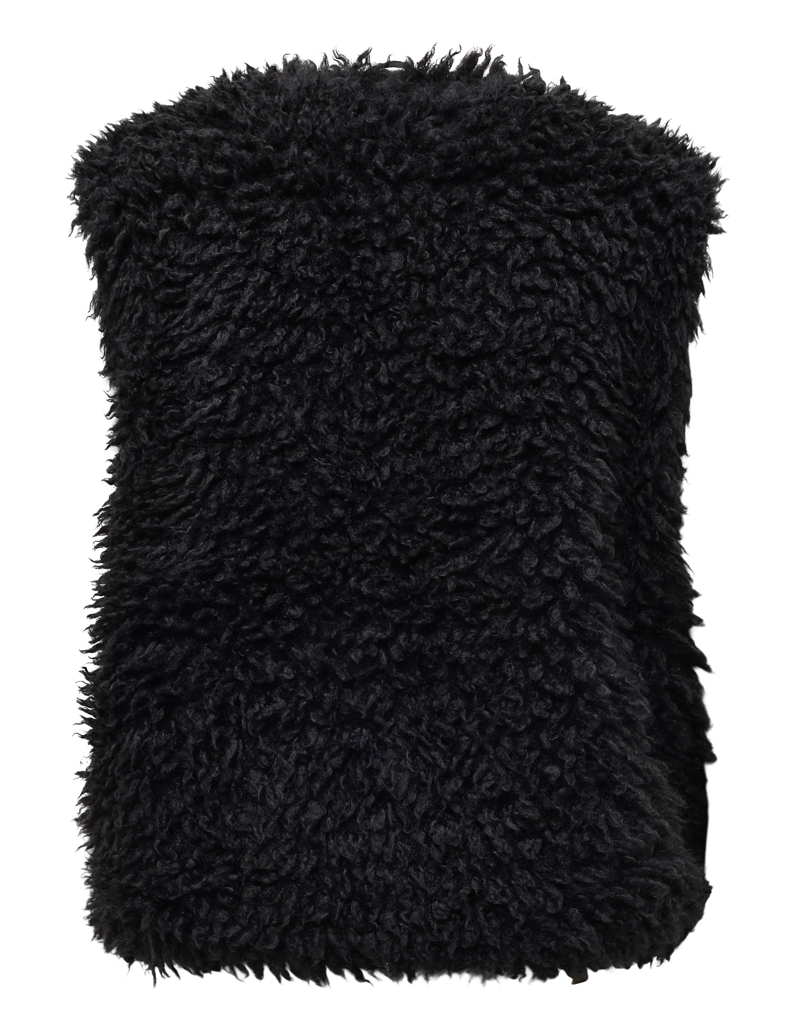 NOISY MAY - NMISABELLE VEST - fleece- och teddyvästar - obsidian - 1