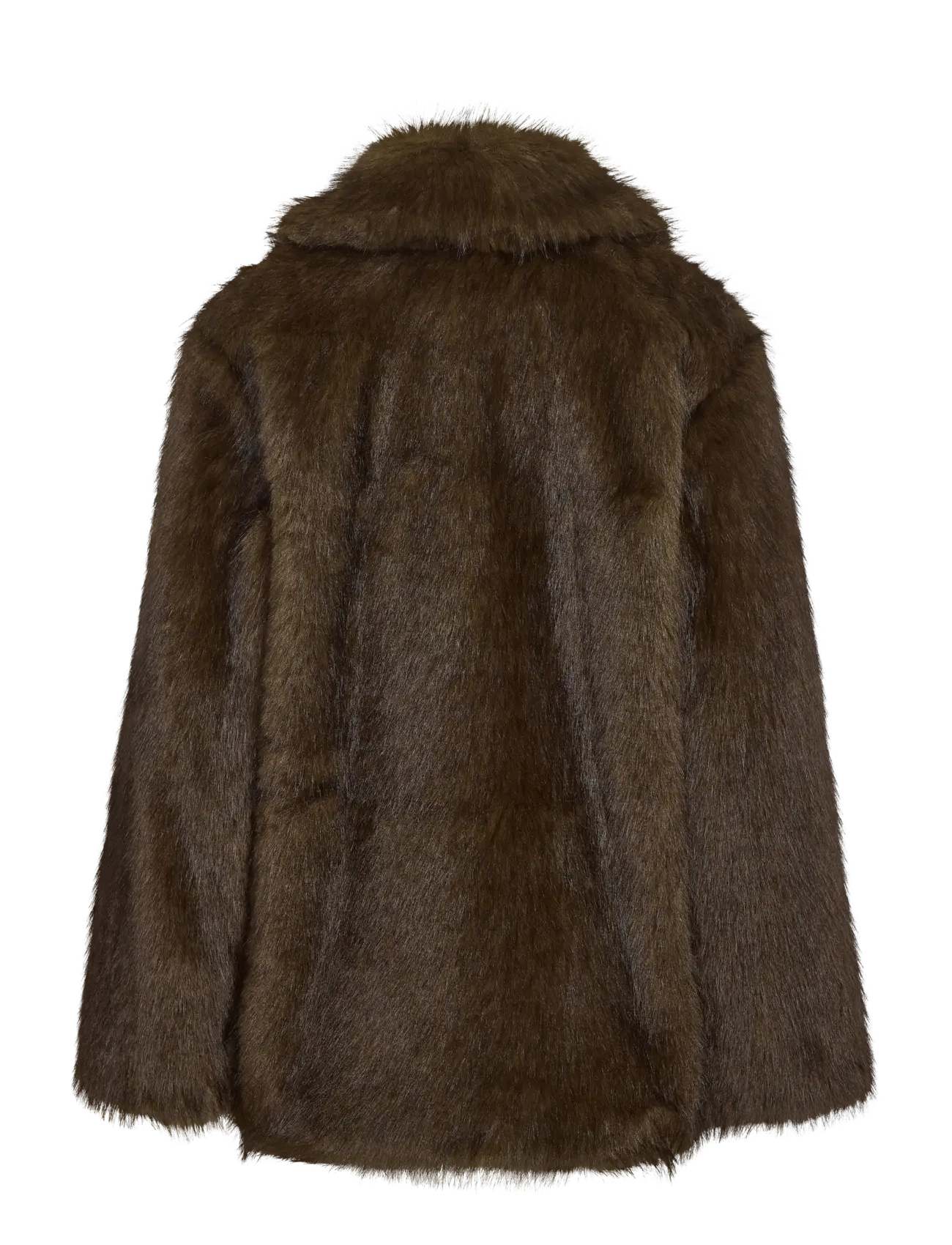 NOISY MAY - NMARIA JACKET - faux fur jakker - chocolate brown - 2