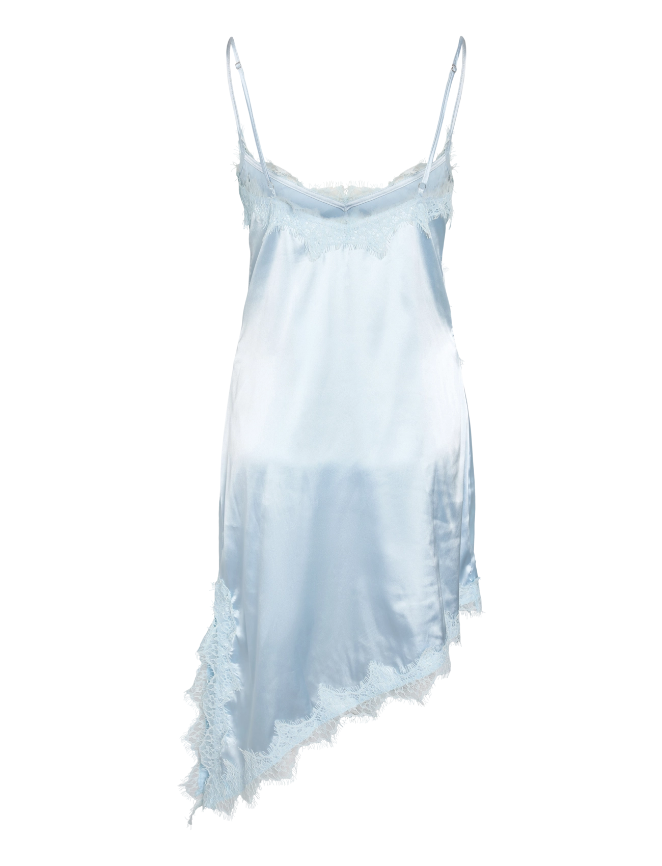 NOISY MAY - NMSOFIE S/L SATIN LACE DRESS /TNT8 - schlupfkleider - cerulean - 2