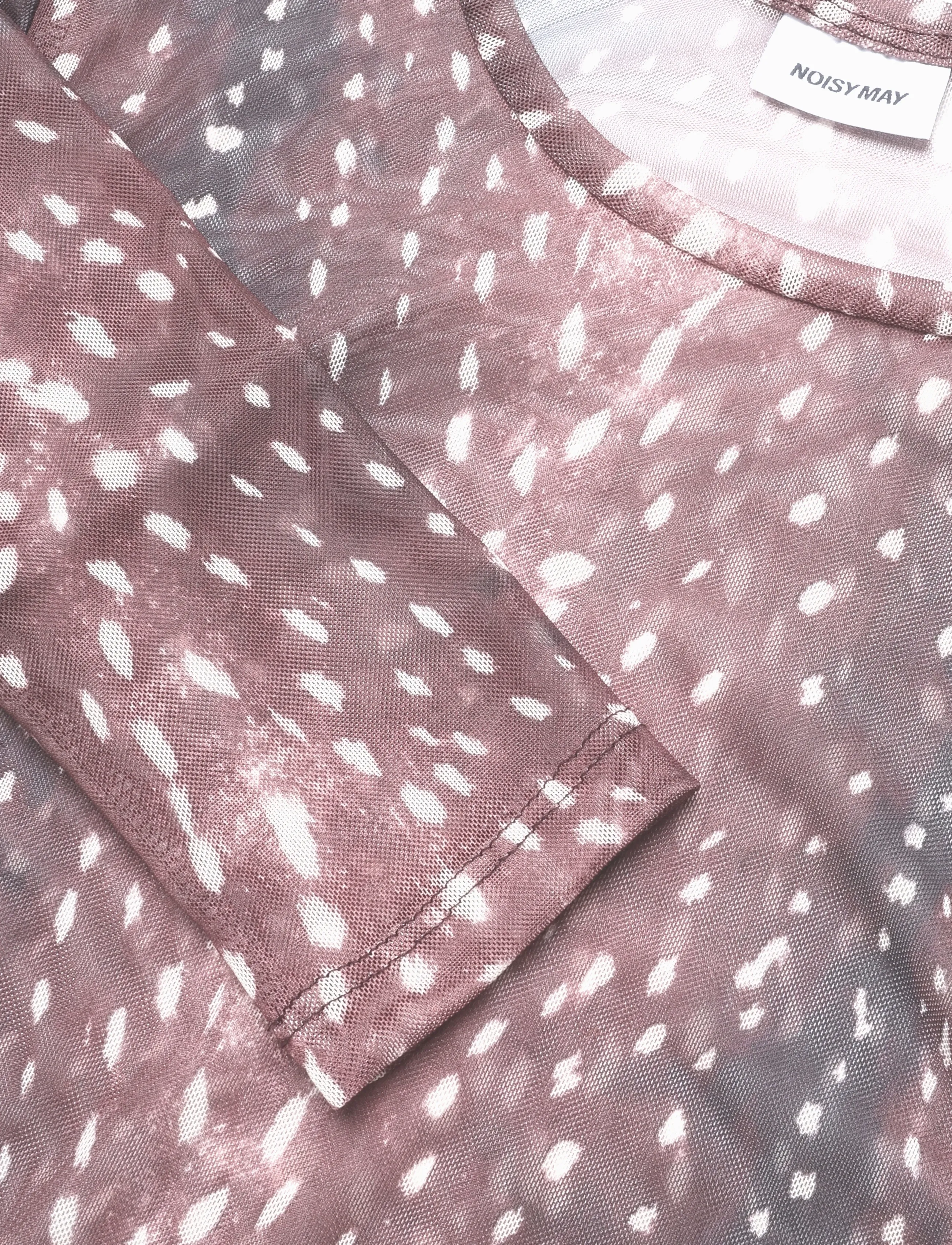 NOISY MAY - NMDEER L/S RUCHING TOP JRS - langärmlige tops - cognac - 3