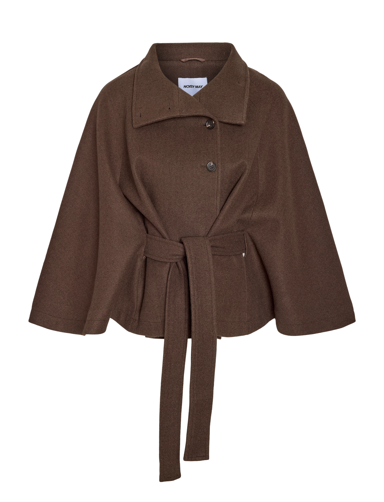 NOISY MAY - NMLUCY CAPE JACKET - chocolate brown - 1