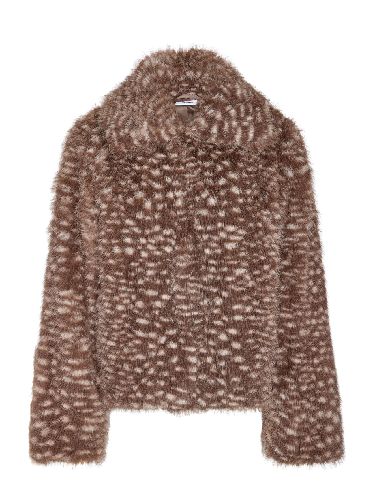 NOISY MAY - NMWILLOW JACKET - kunstpelz - chocolate brown - 1