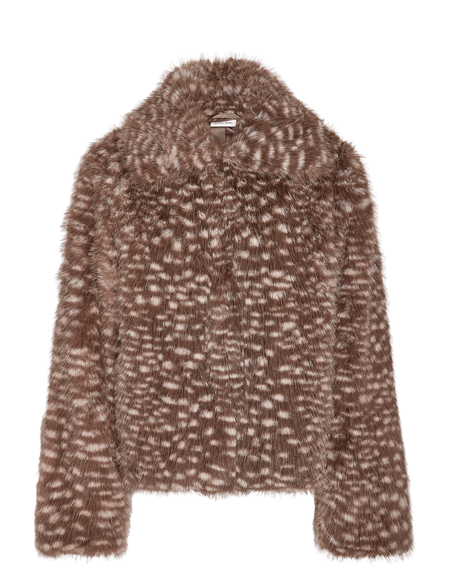 NOISY MAY - NMWILLOW JACKET - kunstpelz - chocolate brown - 1