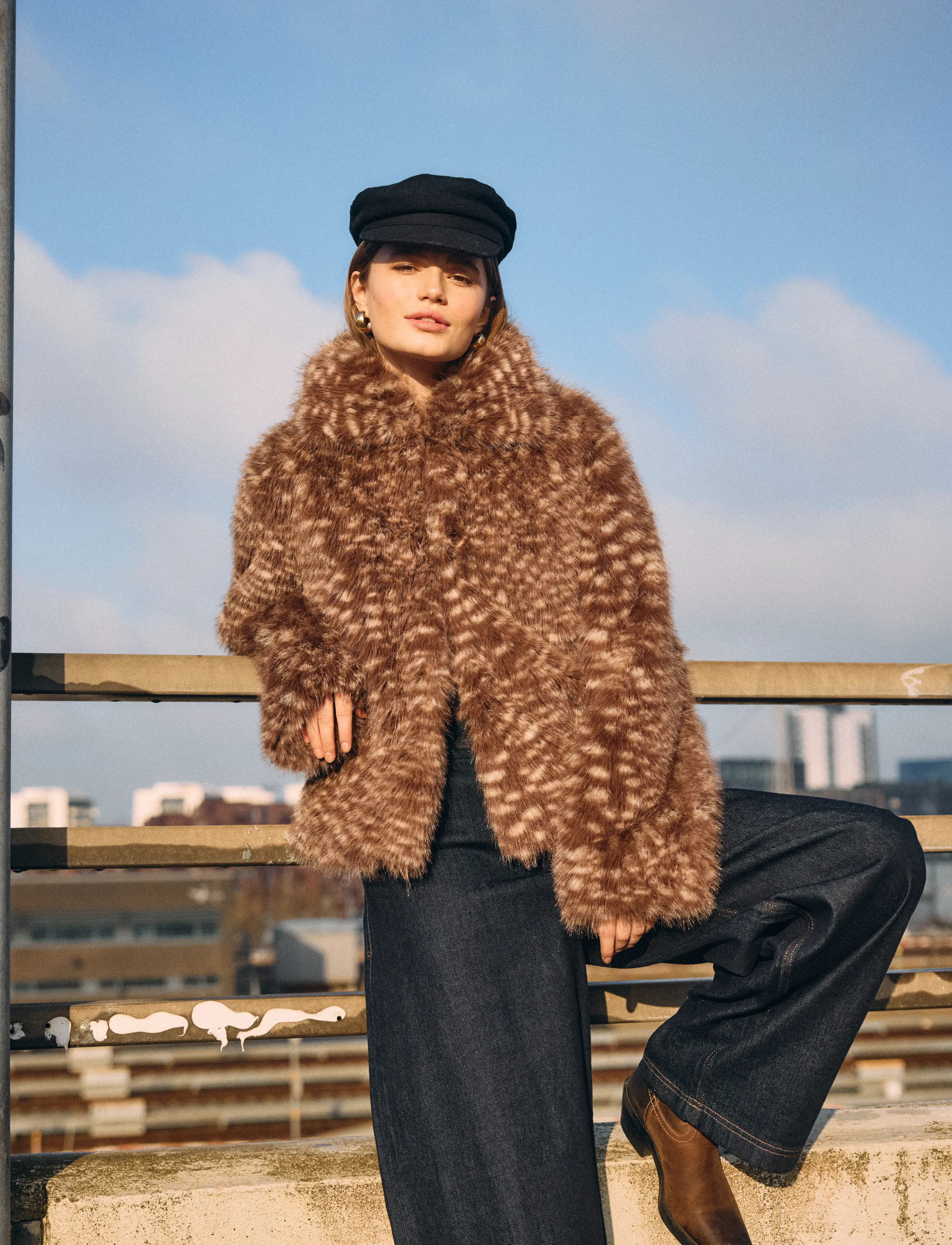 NOISY MAY NMWILLOW JACKET - NOISY MAY - CHOCOLATE BROWN / brown