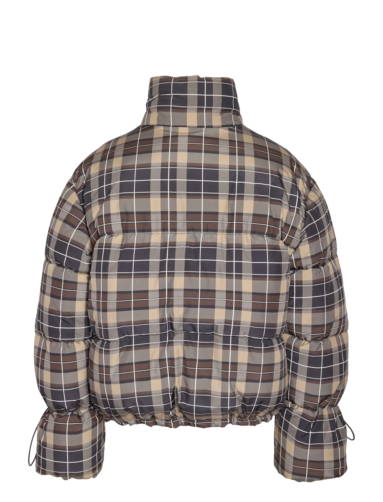 NOISY MAY - NMROSY AOP PUFFER JACKET - vinterjackor - chocolate brown - 2