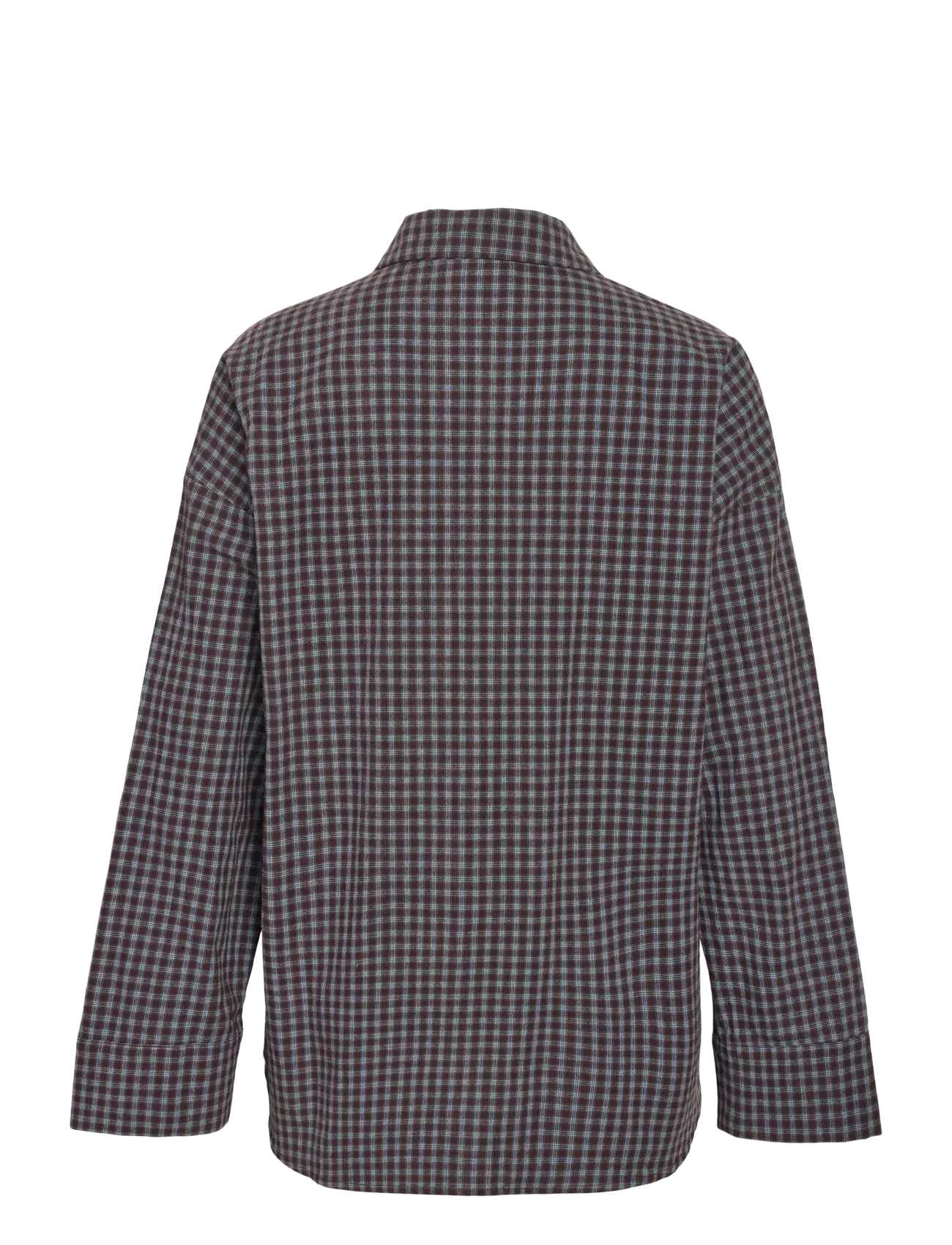 NOISY MAY - NMHAILEY ZOE L/S CHECK SHIRT /TNT10 - langärmlige hemden - chocolate brown - 2