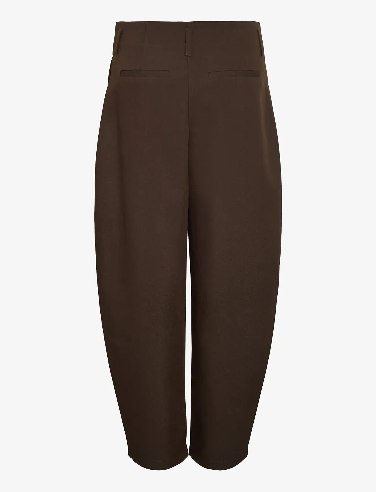 NOISY MAY - NMELI MW TAILORED BARREL PANTS - barrel trousers - chocolate brown - 2