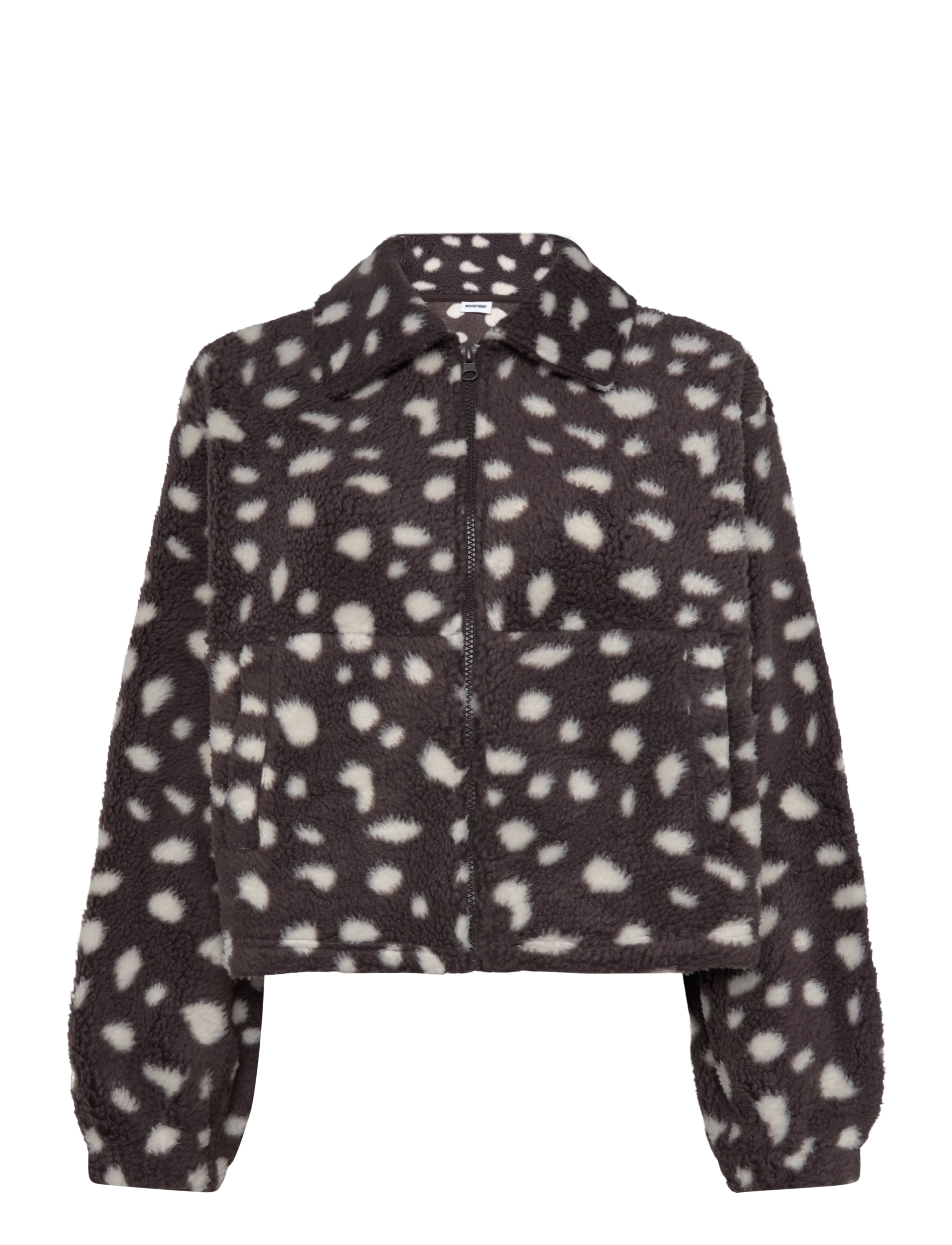 NOISY MAY NMCOZY MILA L/S FULL ZIP BLOUSE JRS - Jakker - CHOCOLATE BROWN / brown