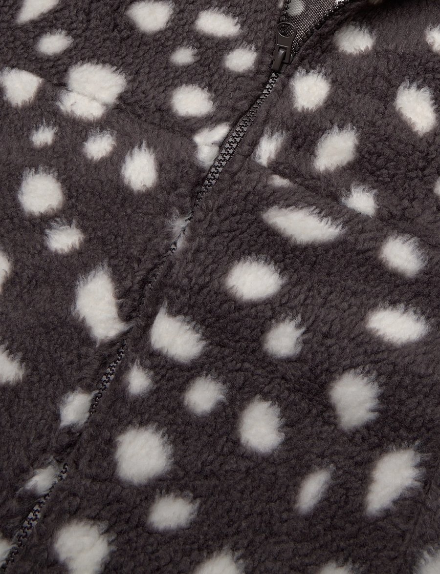 NOISY MAY - NMCOZY MILA L/S FULL ZIP BLOUSE JRS - leichte jacken - chocolate brown - 4