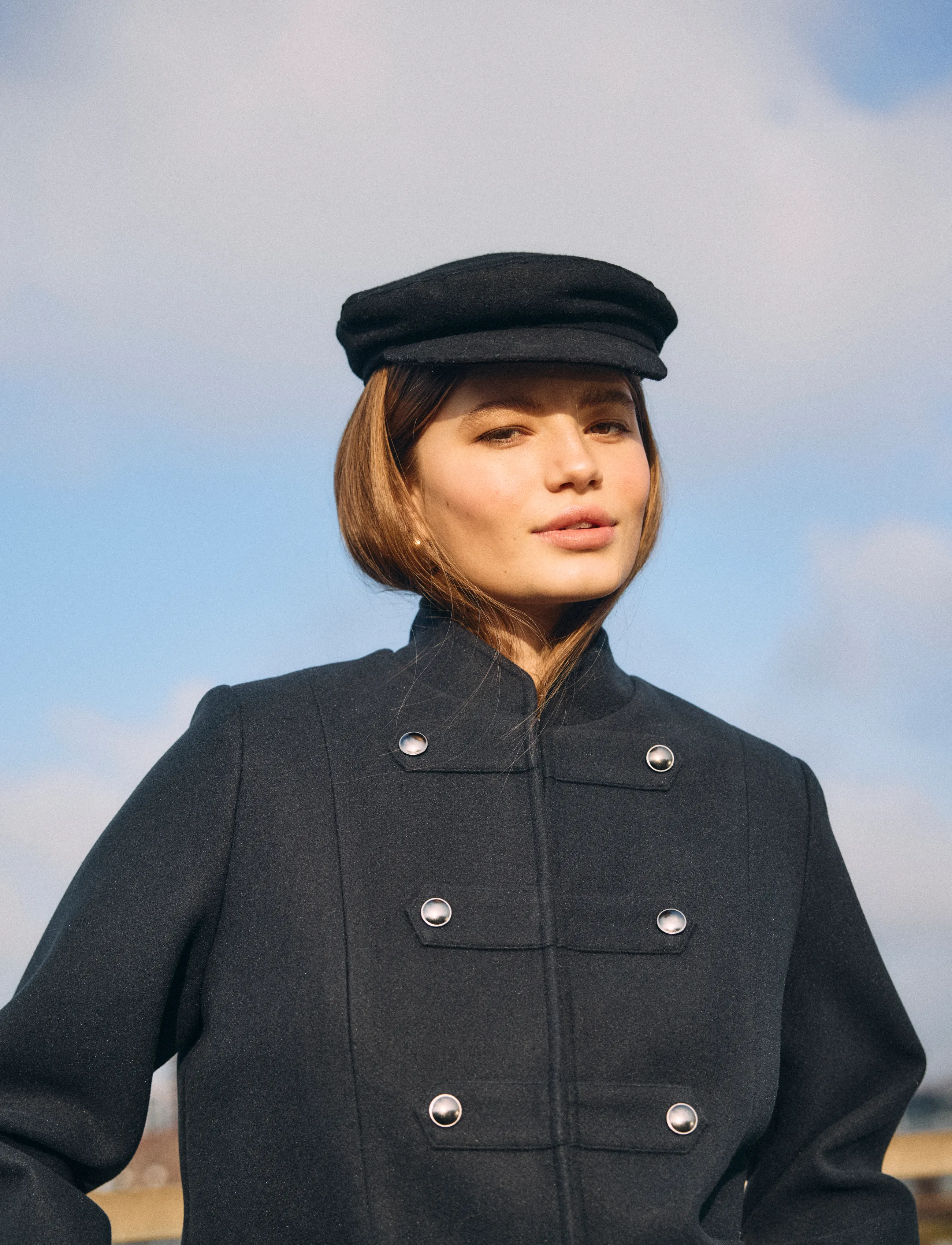 NOISY MAY NMLEENA MILITARY JACKET - Kläder - BLUE GRAPHITE / navy