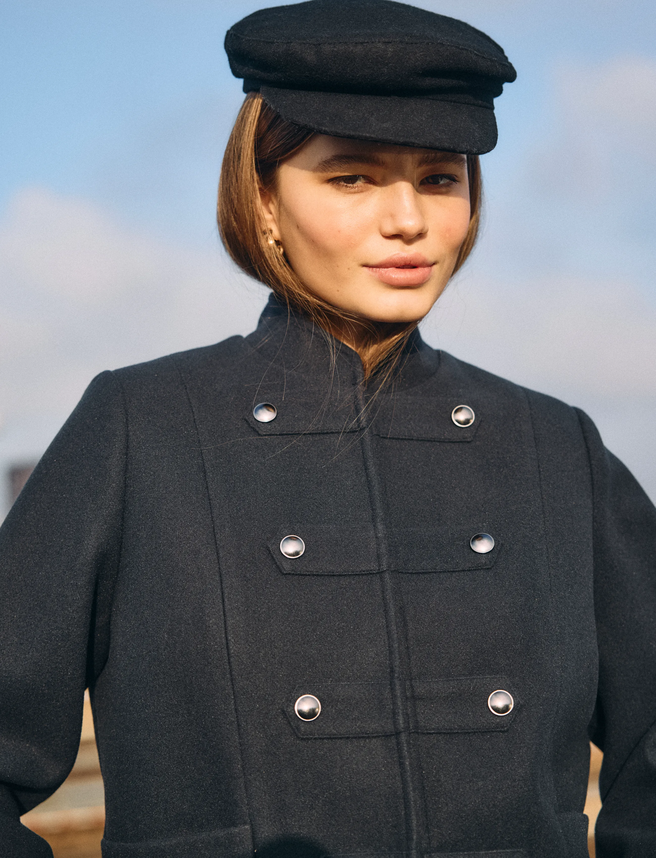 NOISY MAY - NMLEENA MILITARY JACKET - blue graphite - 4