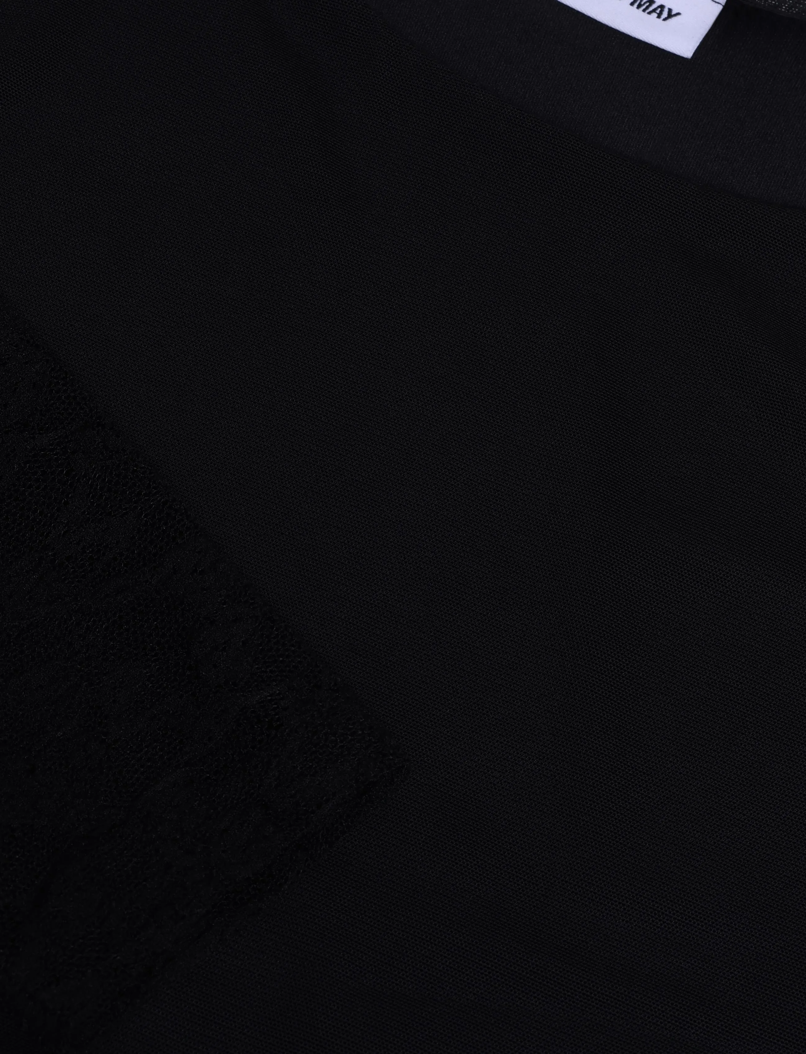 NOISY MAY - NMMERCY L/S DOUBLE LAYER TOP JRS - long-sleeved tops - black - 5