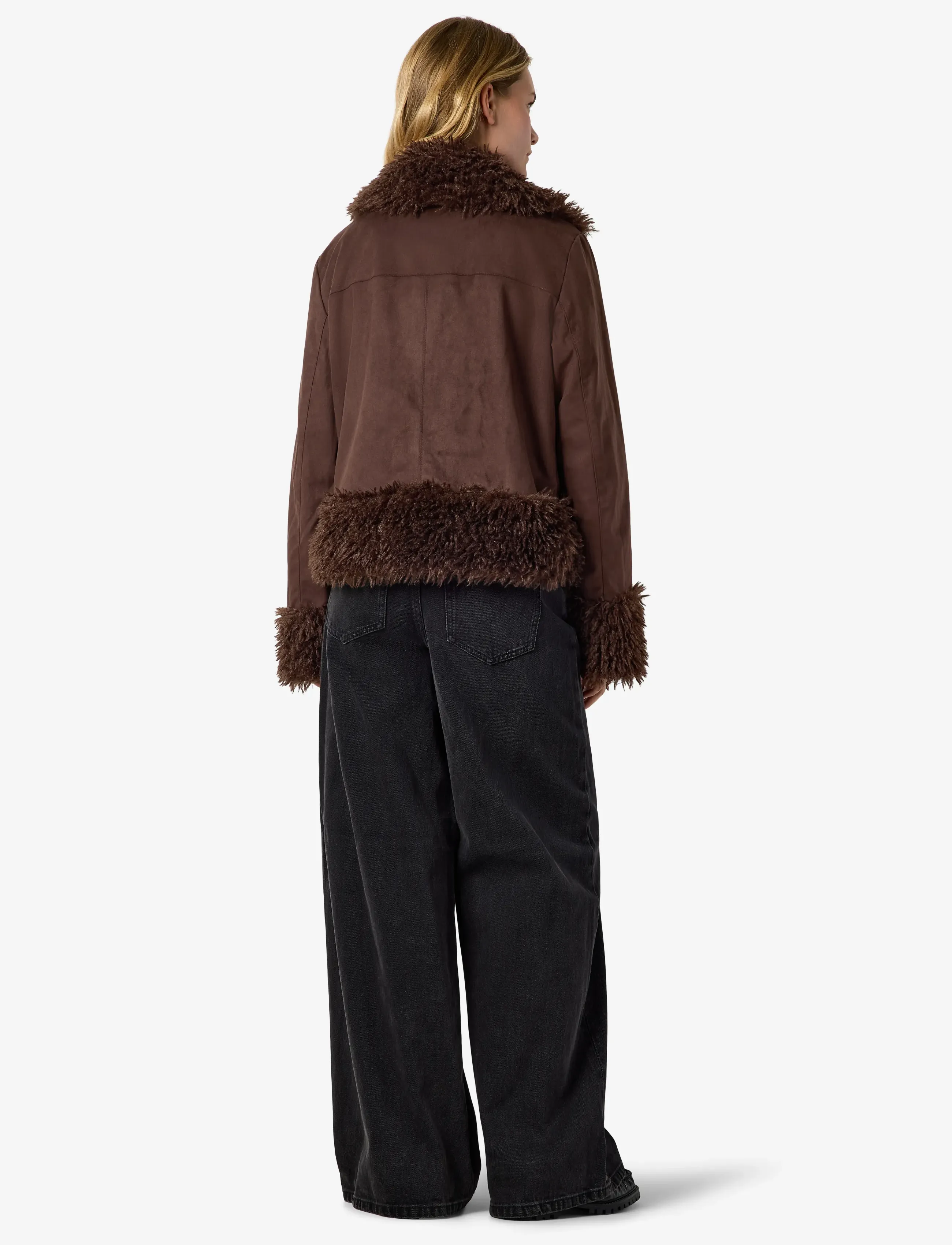 NOISY MAY Nmannie Penny Lane Jacket pälsjackor dam – bild 3